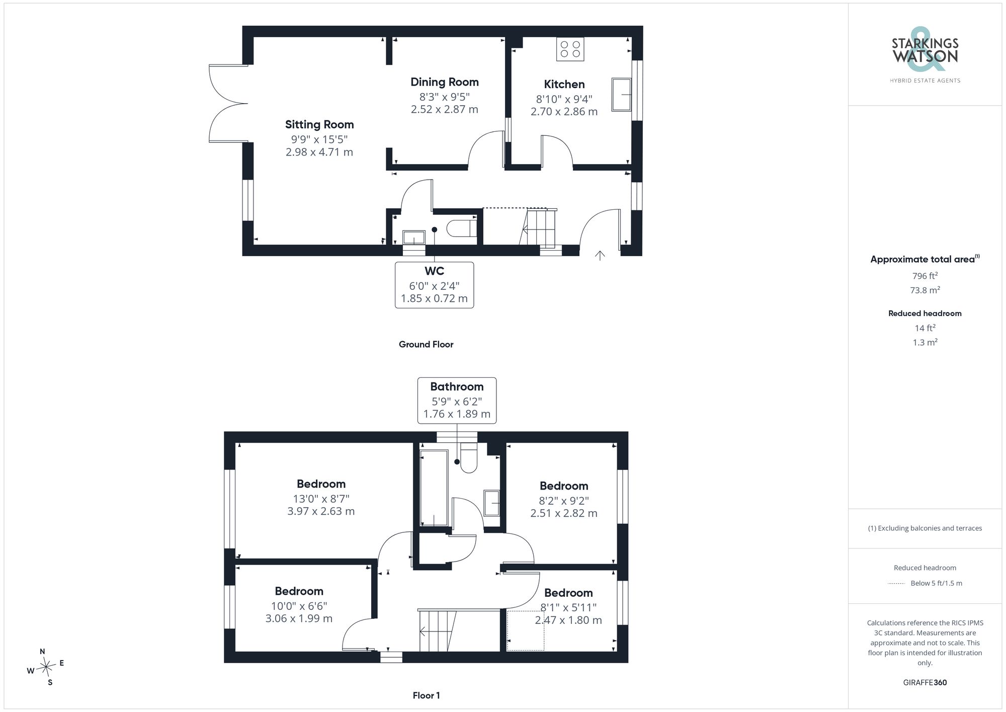 13 John Drewry Close, Norwich floorplan