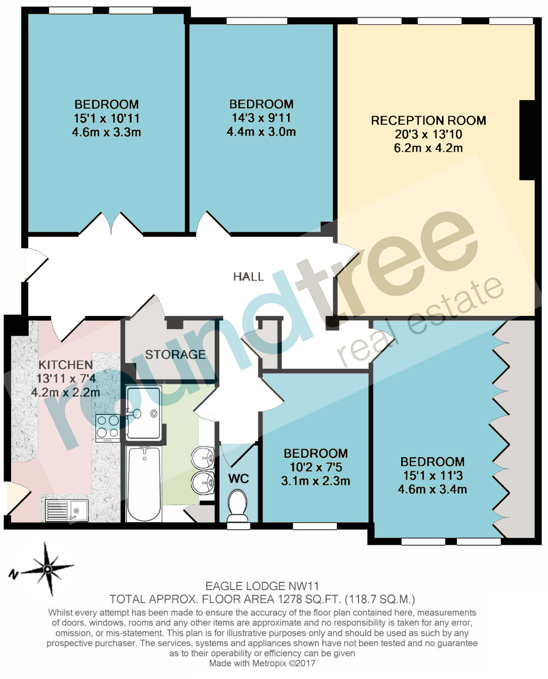 31, Eagle Lodge, Golders Green floorplan