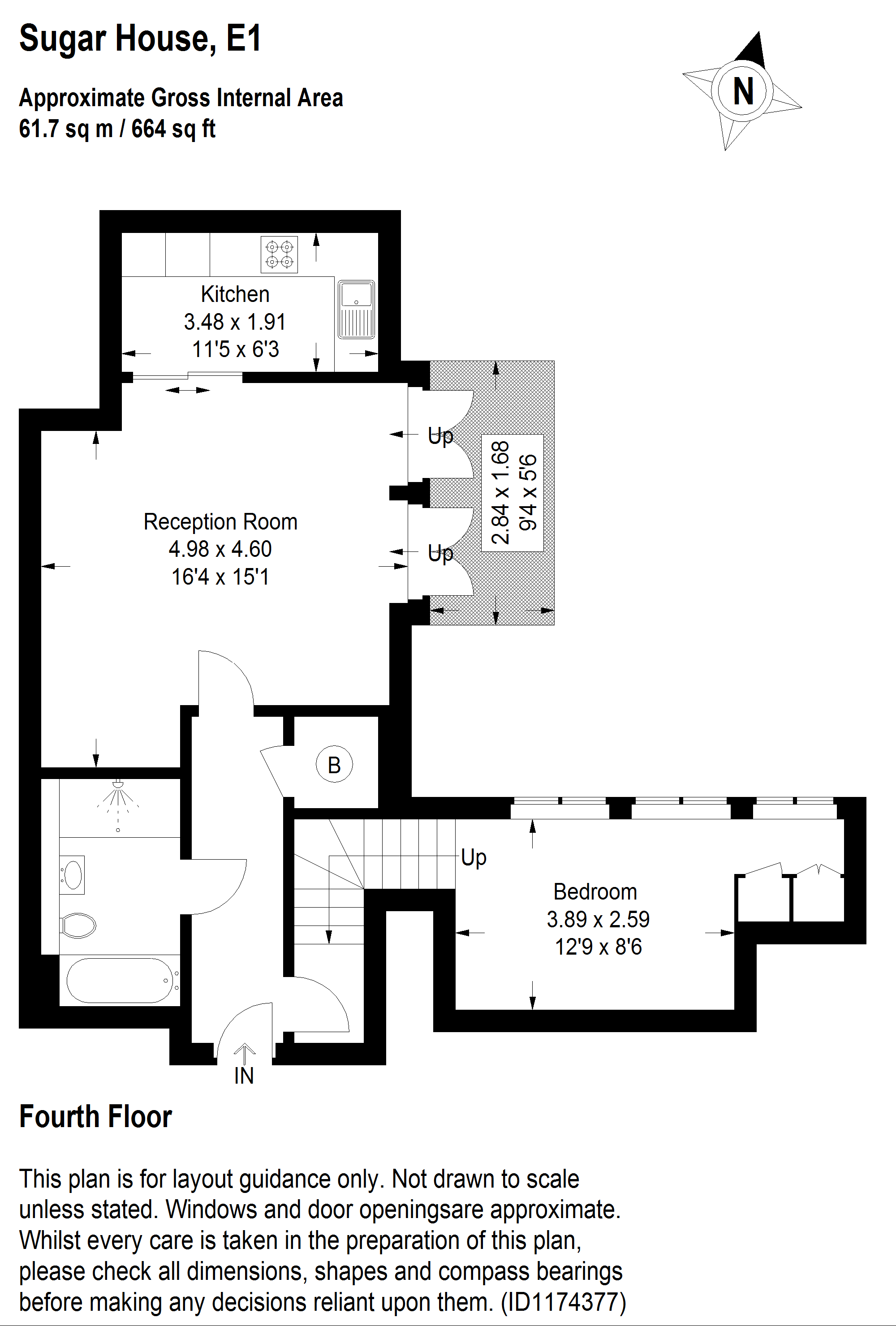 Flat 31, Sugar House, Tower Hamlets floorplan