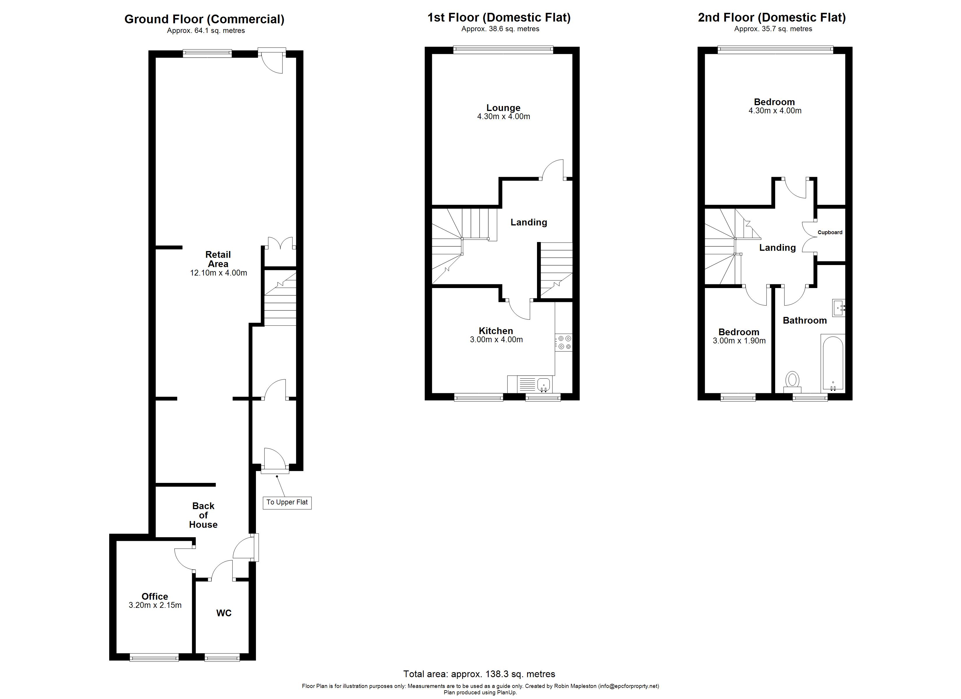Retail Premises & Apartment, 22, Bridge Street, Lincoln floorplan