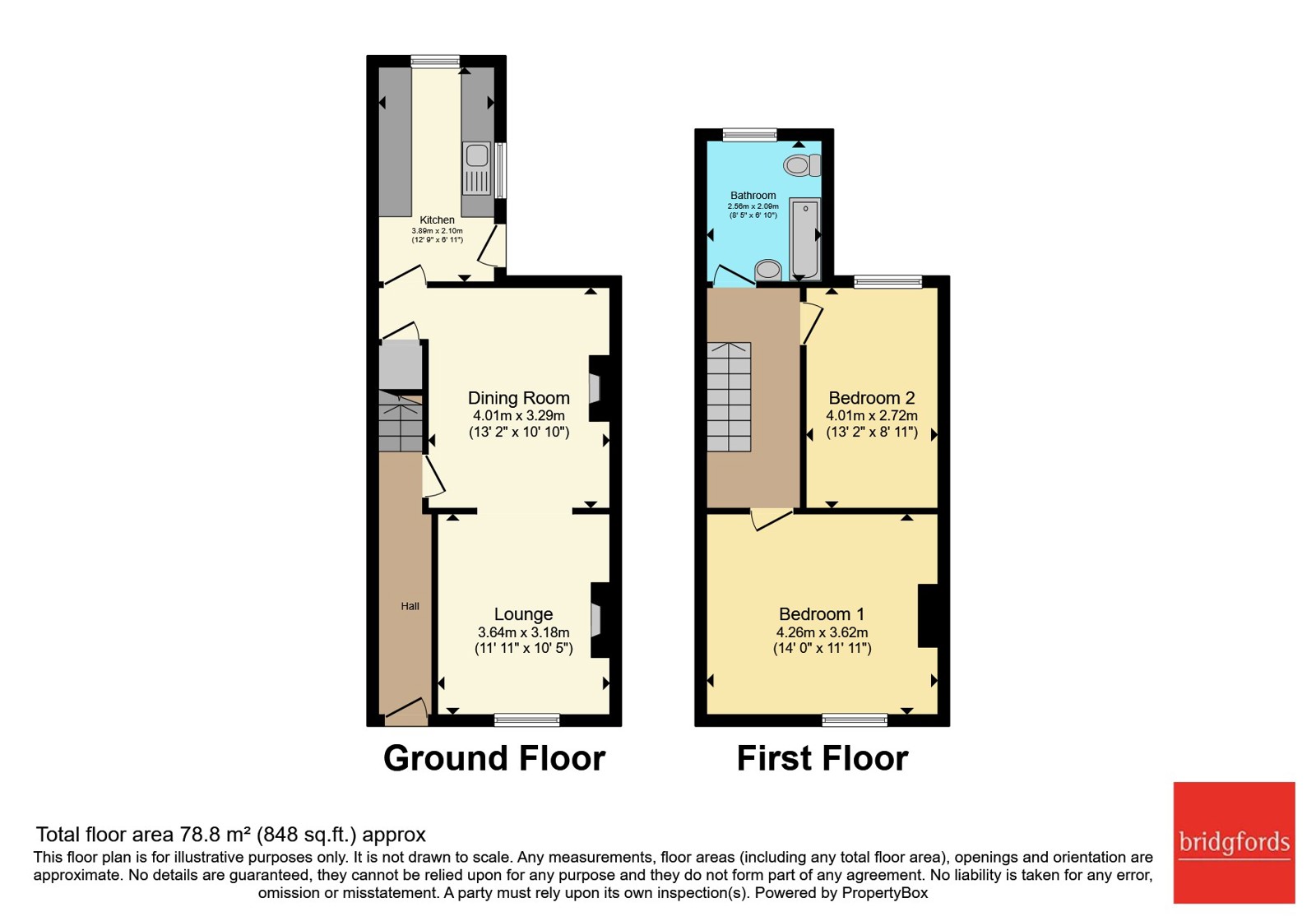 53, Hope Street, Cheshire floorplan