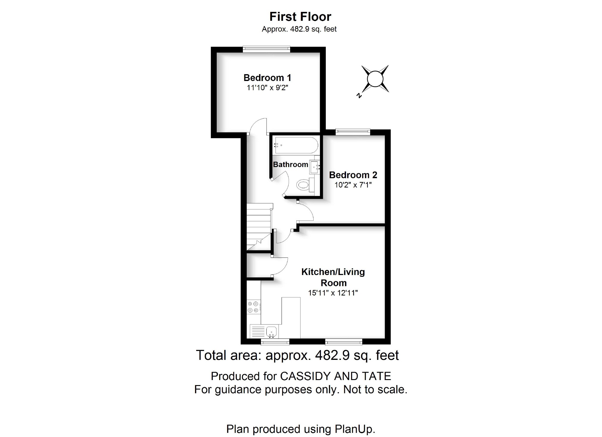 2 Bedrooms Flat to rent in Dellfield, St Albans, Hertfordshire AL1