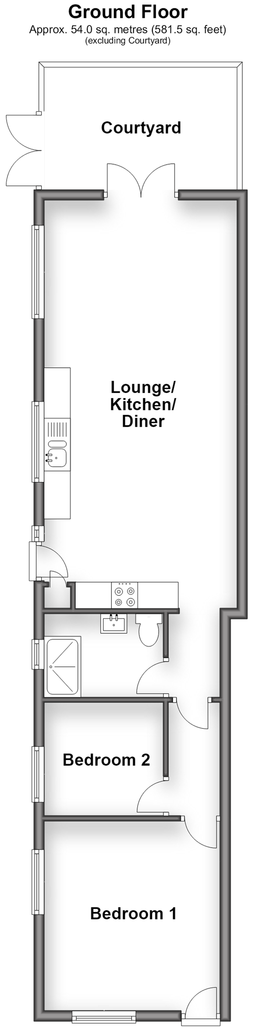 High Street Bridge, Canterbury floorplan