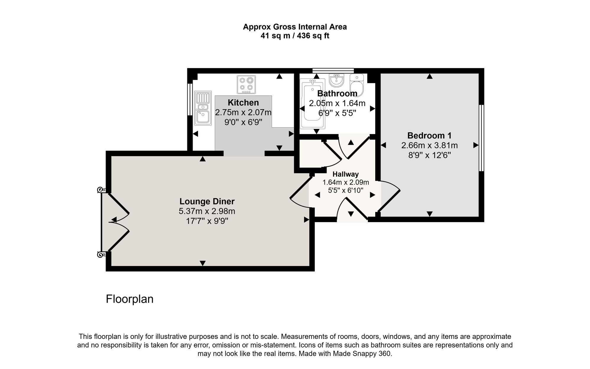 86 Dean Road, Manchester floorplan