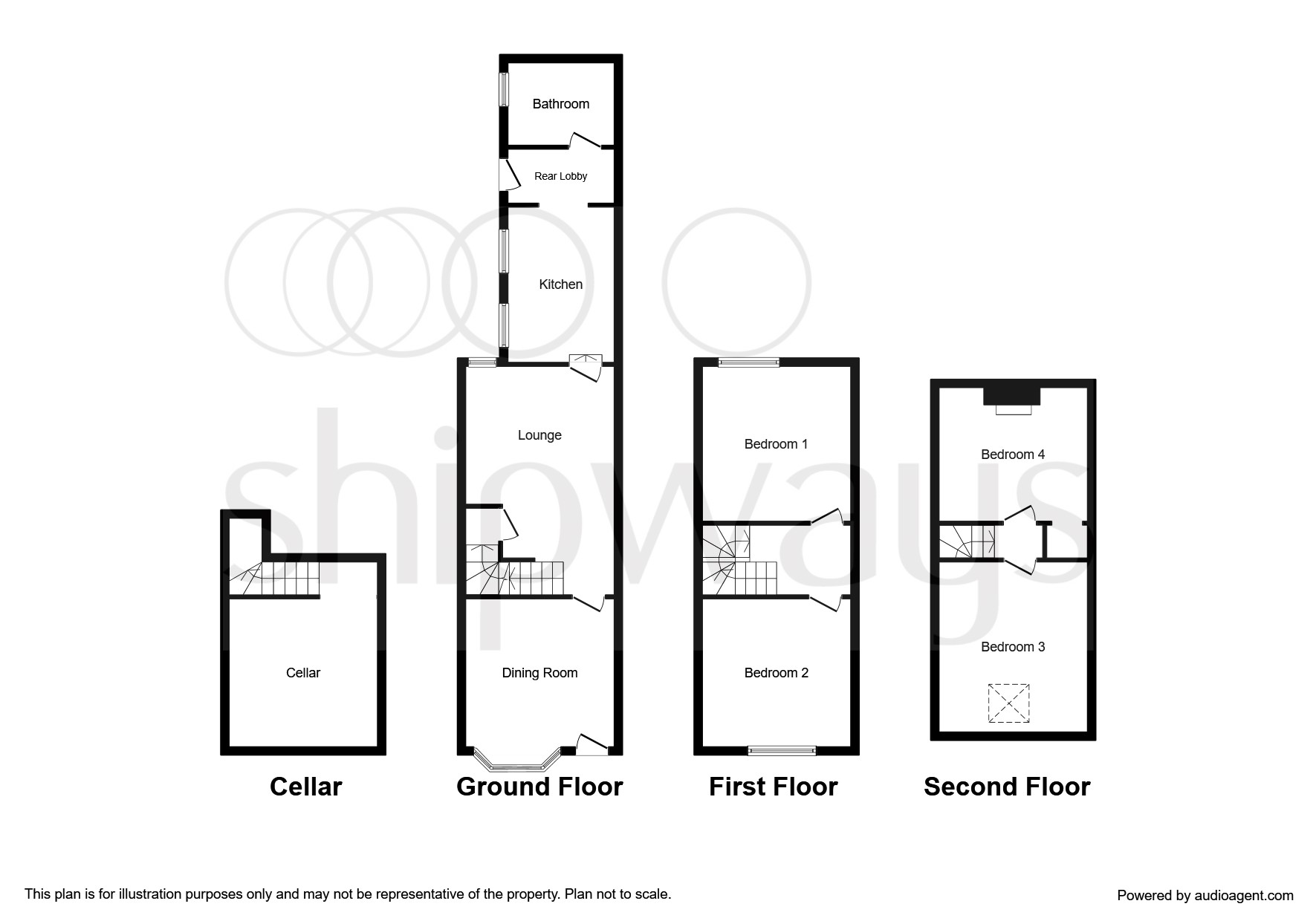 4 Bedrooms Terraced house for sale in Batham Road, Kidderminster DY10