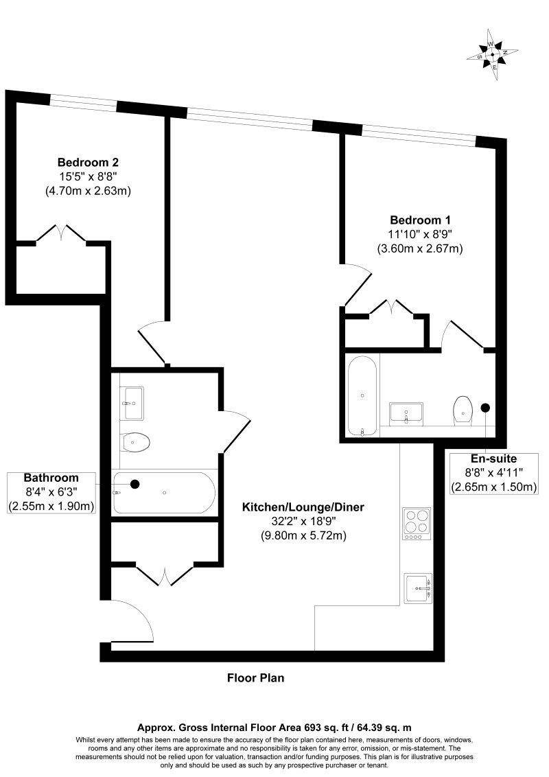 21, Derwent Street, Salford floorplan