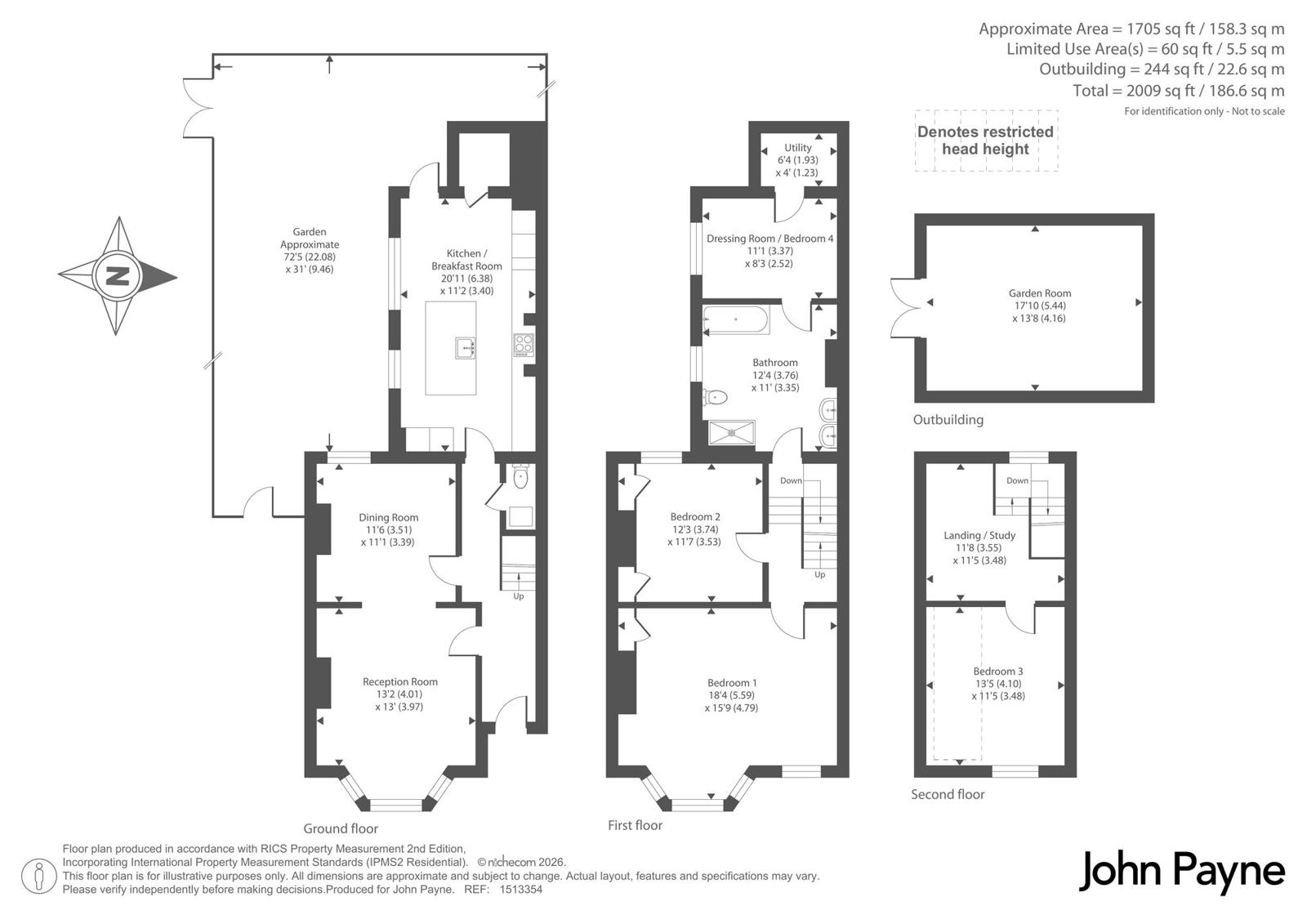 94, Charlton Lane, London floorplan