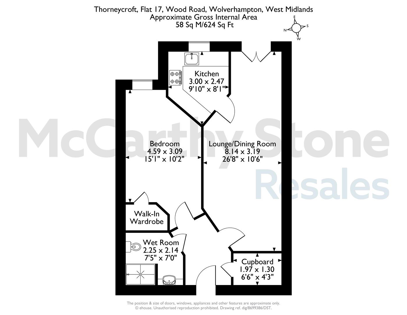 17 Thorneycroft, Wood Road, Wolverhampton floorplan