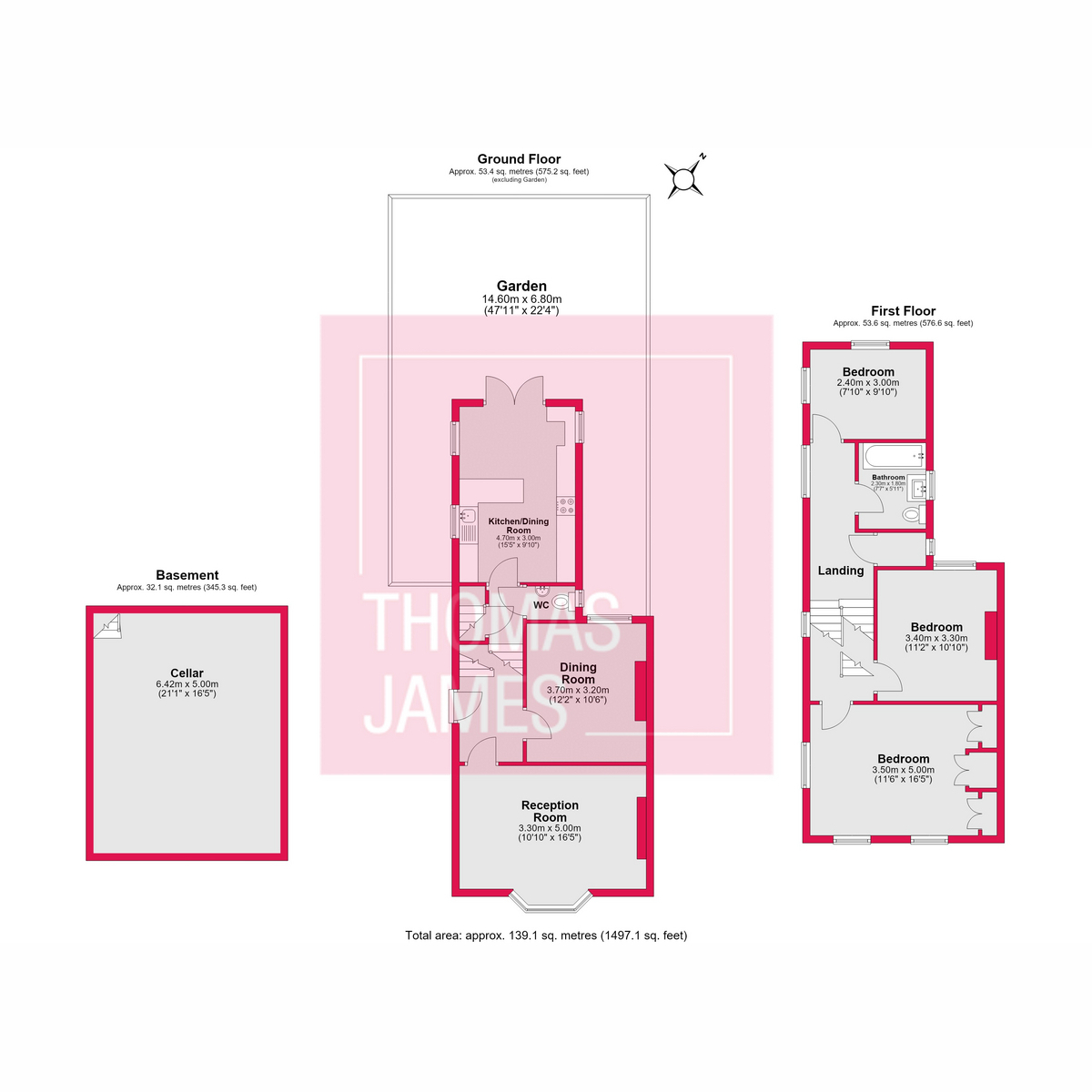 8, Gordon Road, London floorplan