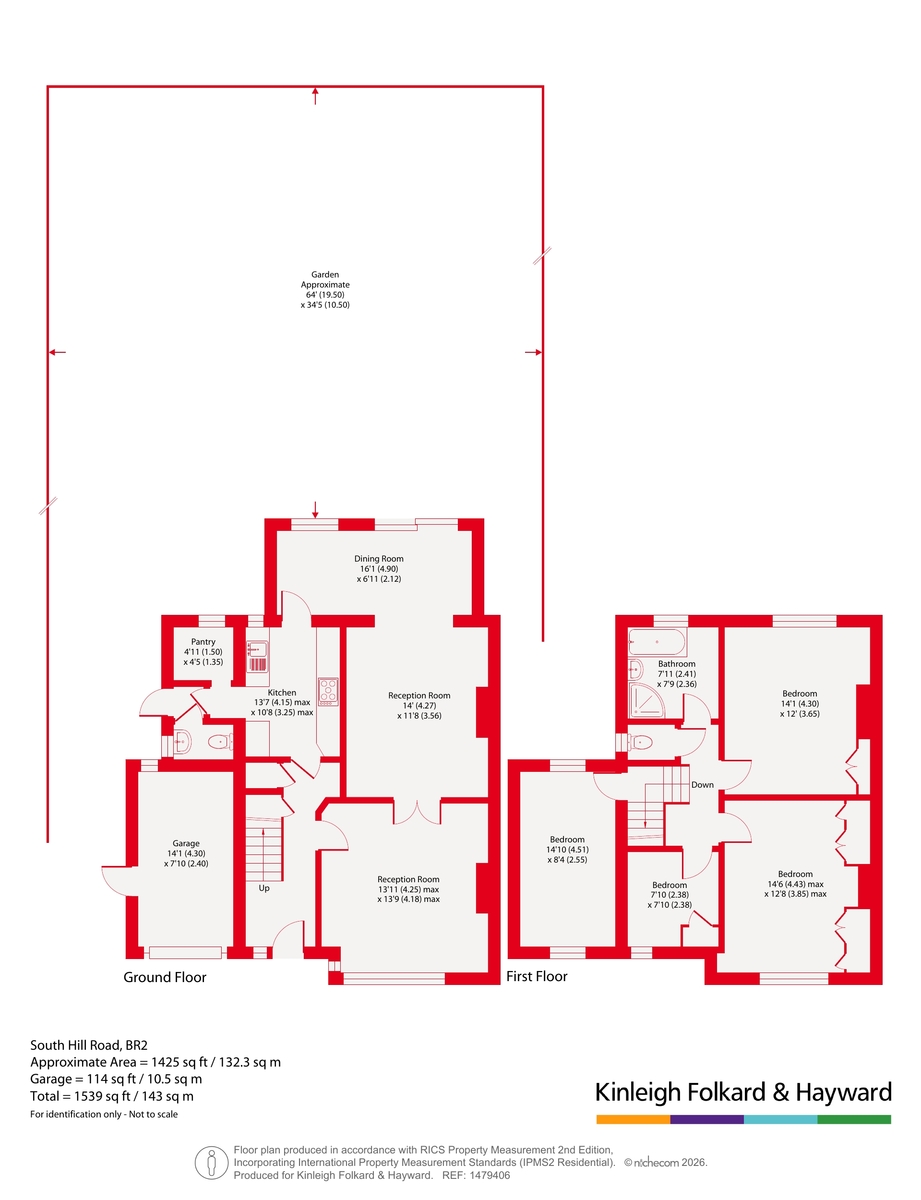 88, South Hill Road, Bromley floorplan