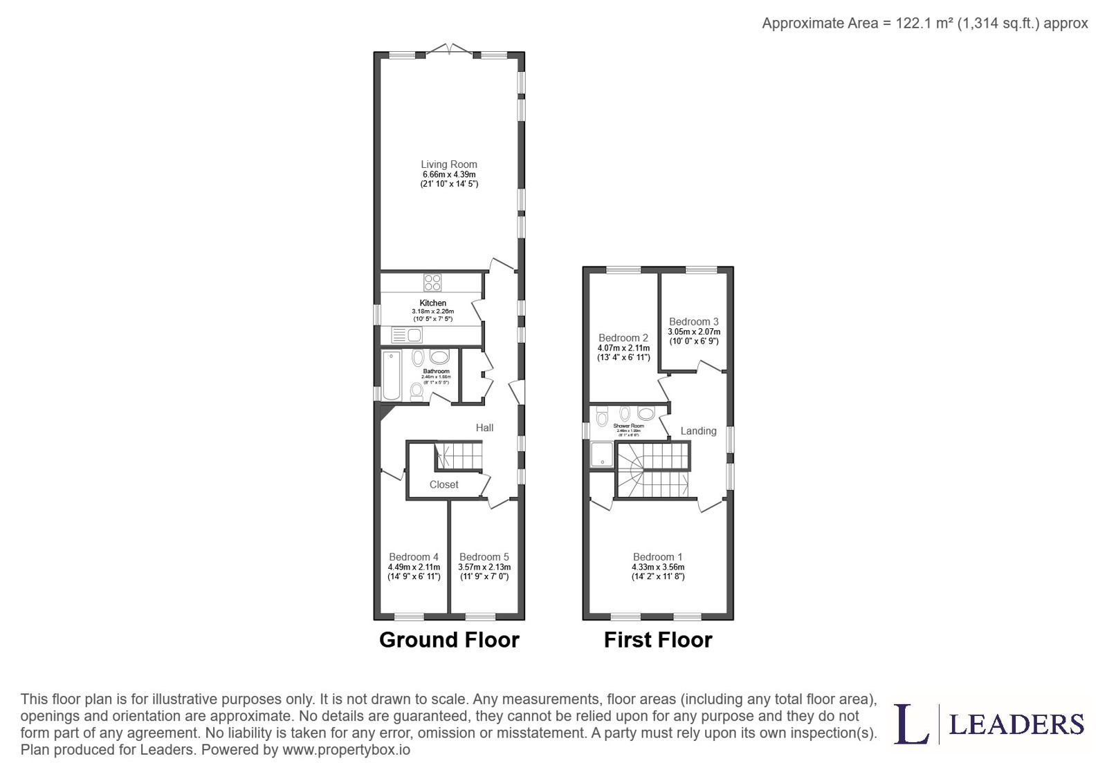 74, Worthington Road, Surbiton floorplan