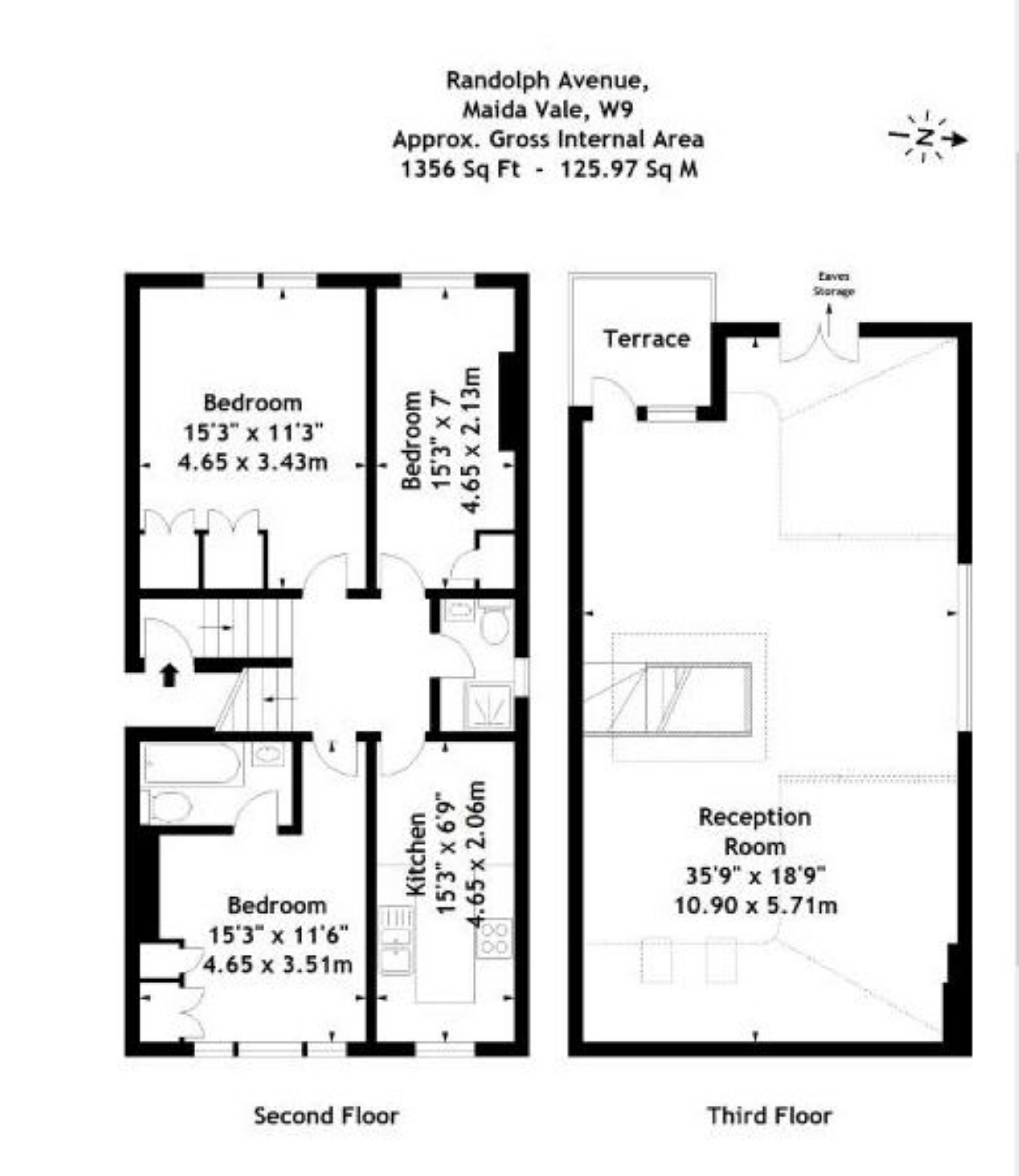 3 Bedrooms Flat to rent in Randolph Avenue, London, London W9