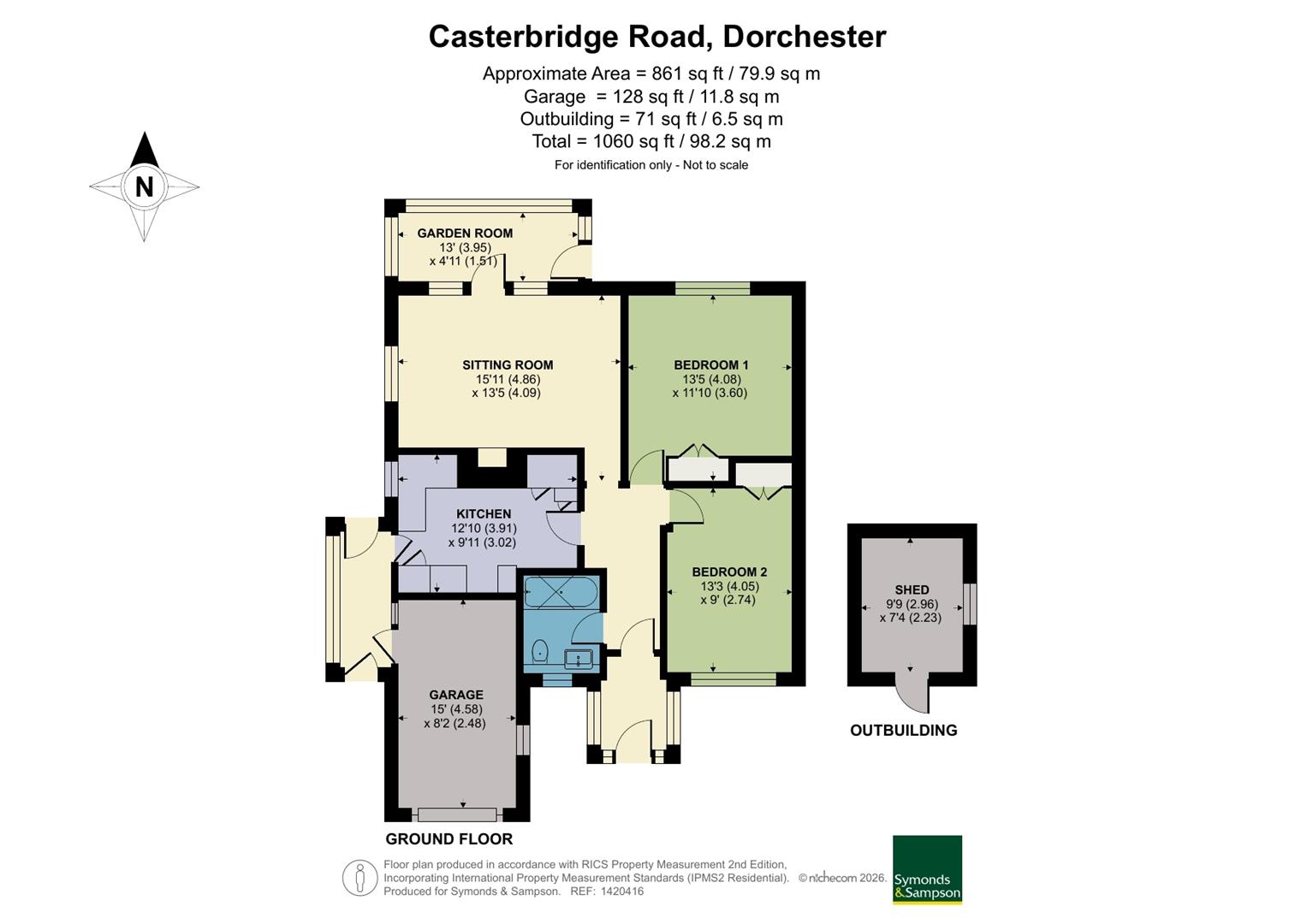 30, Casterbridge Road, Dorchester floorplan