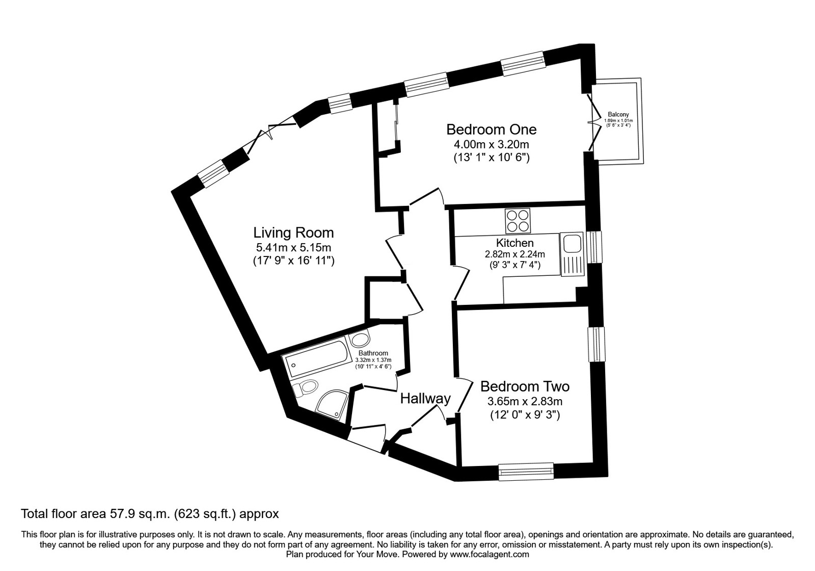 6, Bickerstaff Court, Telford floorplan