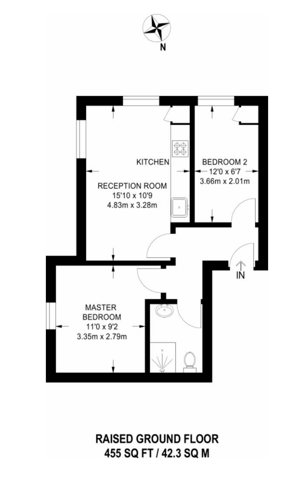Shirley Lodge Mansions, 41,Flat 4, Coombe Road, Croydon floorplan