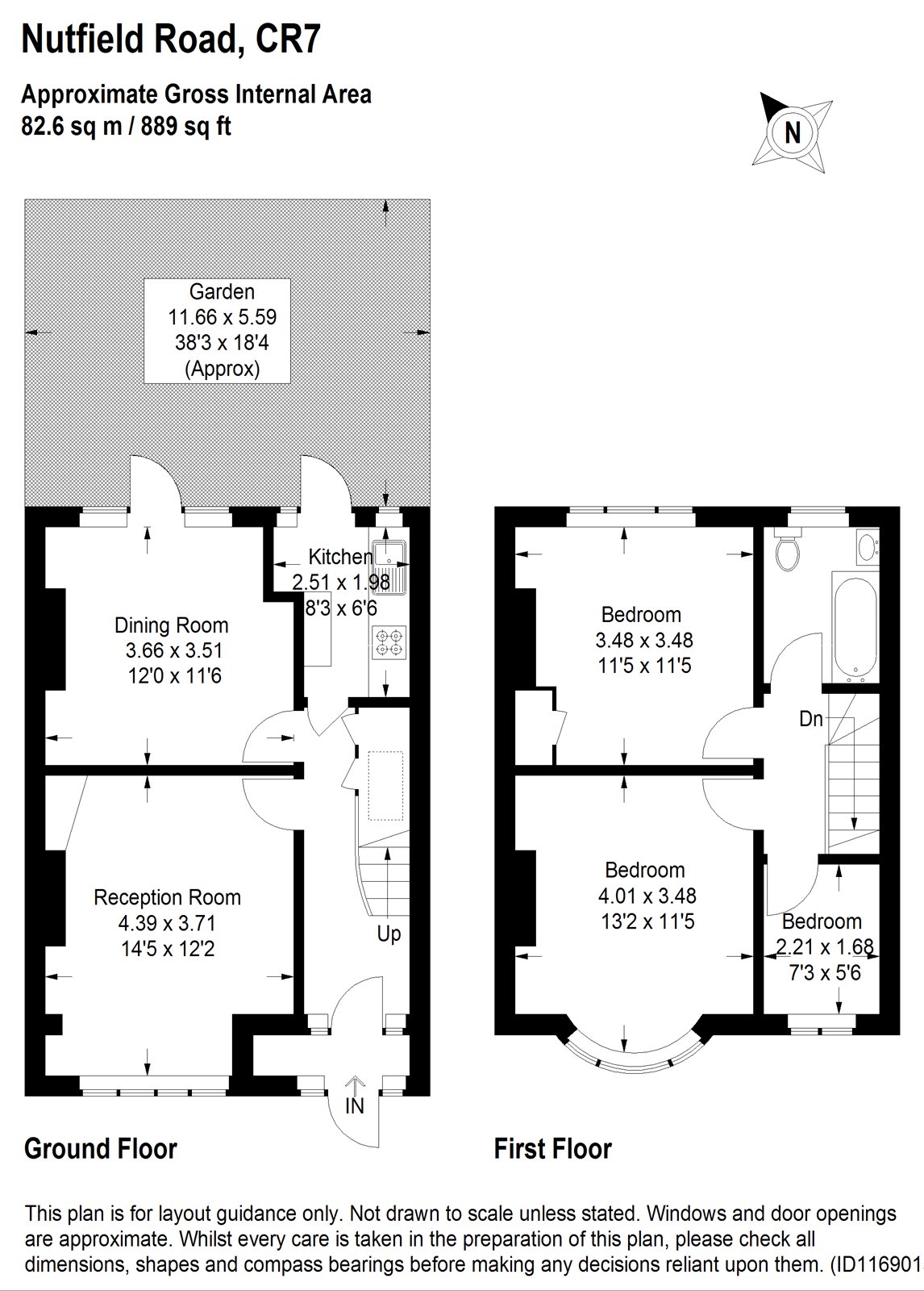 52, Nutfield Road, Thornton Heath floorplan