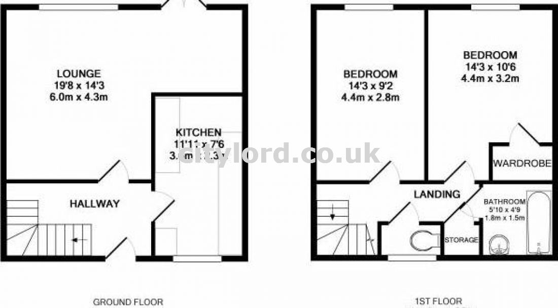 2 Bedrooms Terraced house to rent in Wren Path, Thamesmead, London SE28
