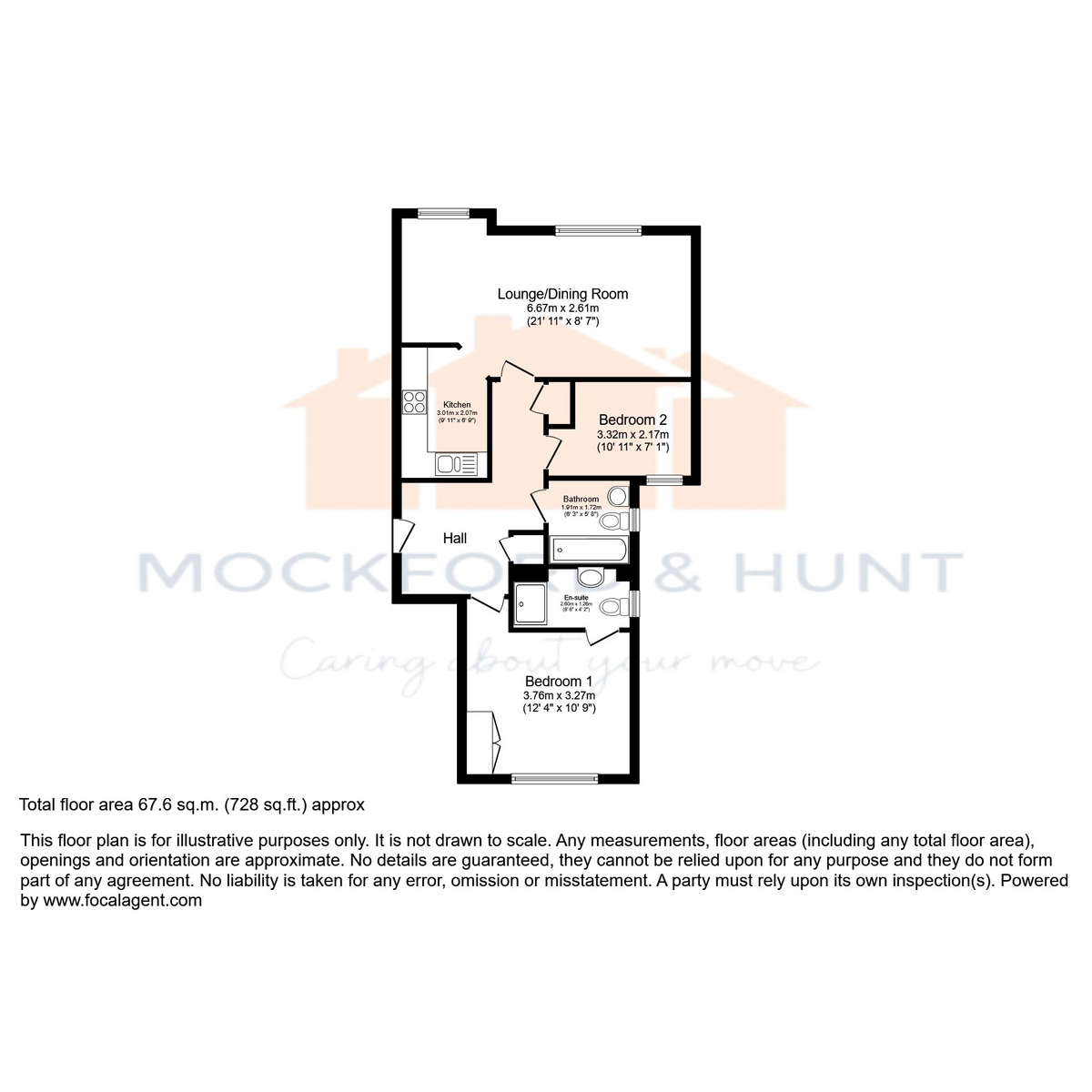 18, Saxon Court, Ashford floorplan