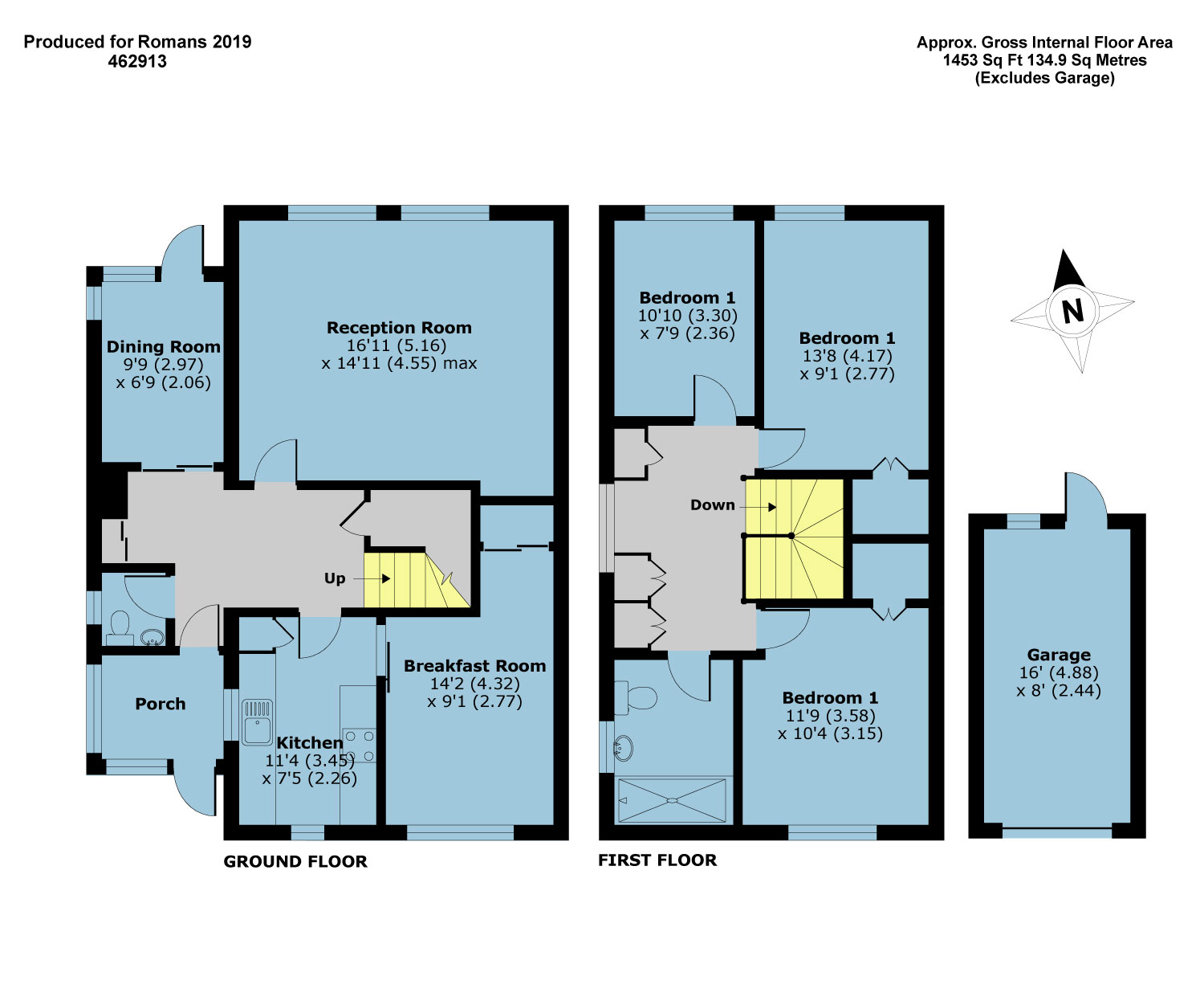 3 Bedrooms Semi-detached house for sale in Malham Fell, Bracknell, Berkshire RG12