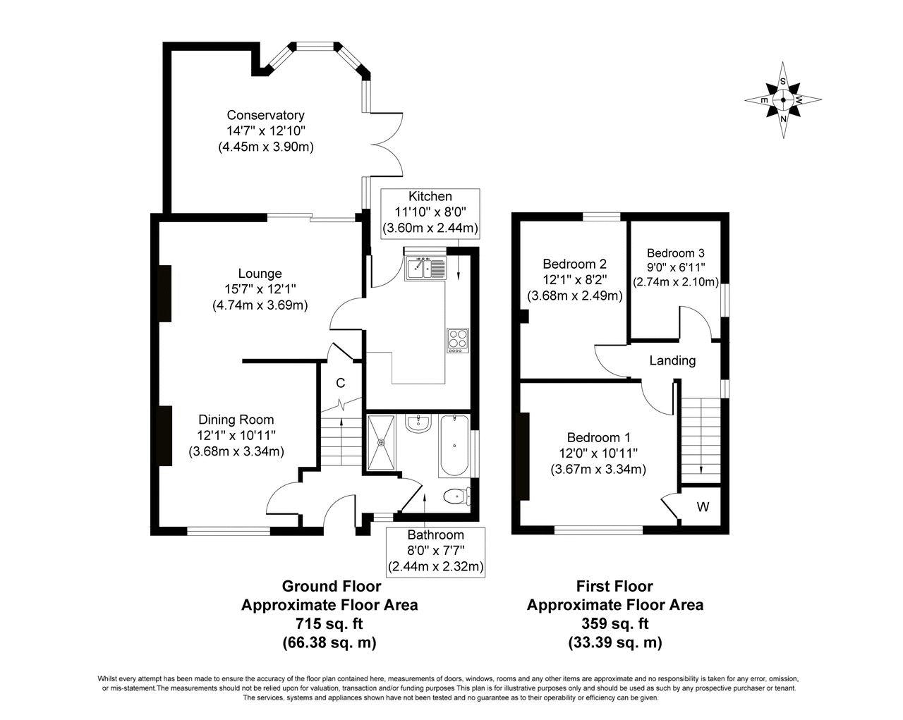 153, West End, Norwich floorplan