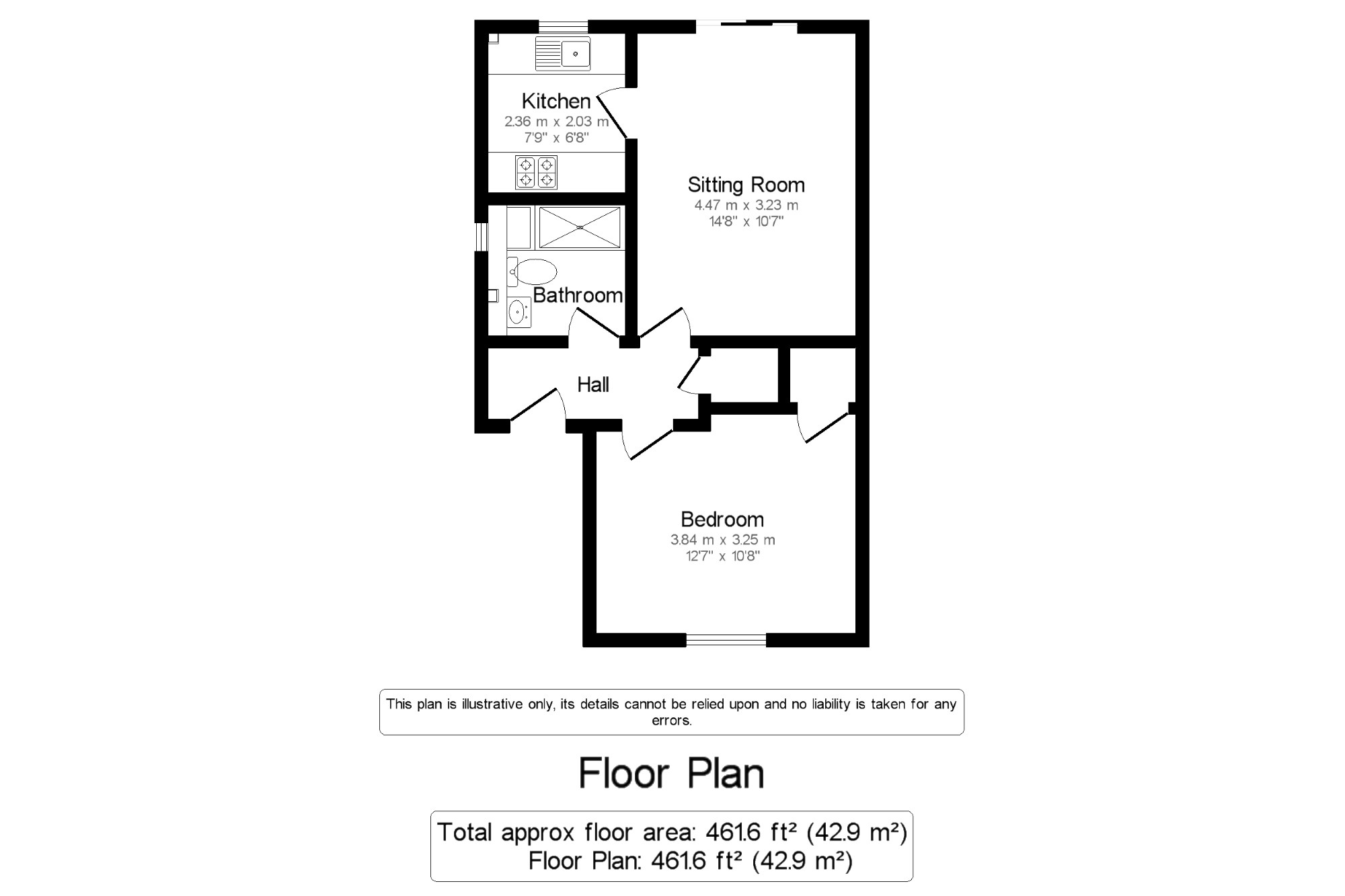 1 Bedrooms Flat for sale in Bisley, Woking, Surrey GU24