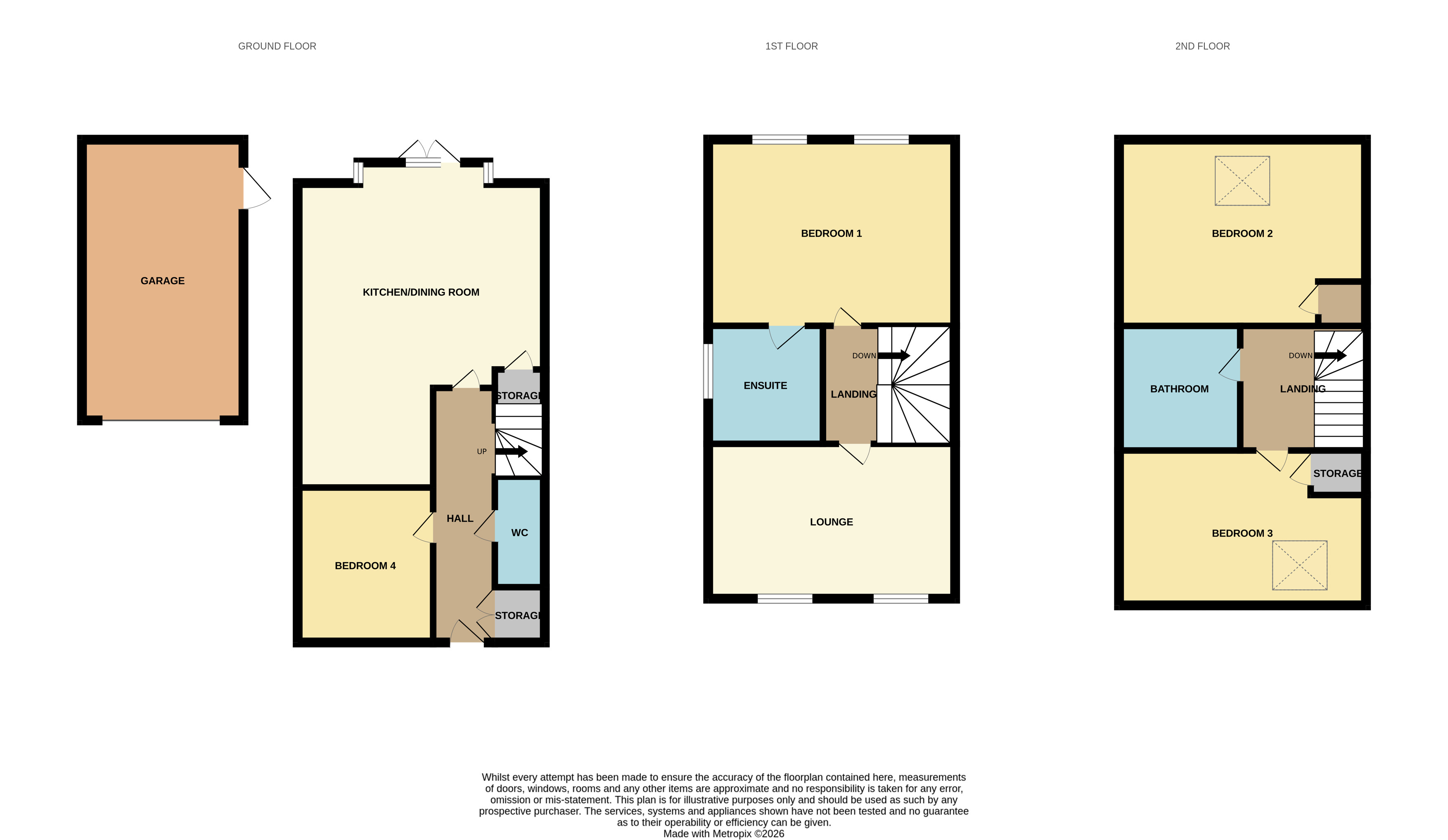 44, Flower Garden Drive, Warwickshire floorplan