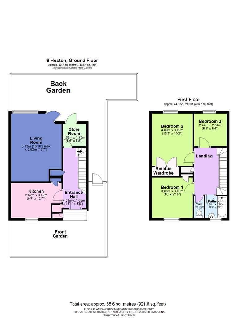 6, Heston Street, London floorplan