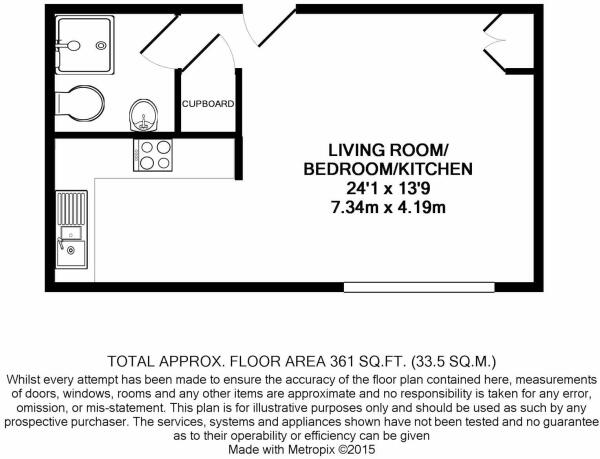 Flat 14 The Clockwork Factory Apart, 13, Blackburn Road, West Hampstead floorplan