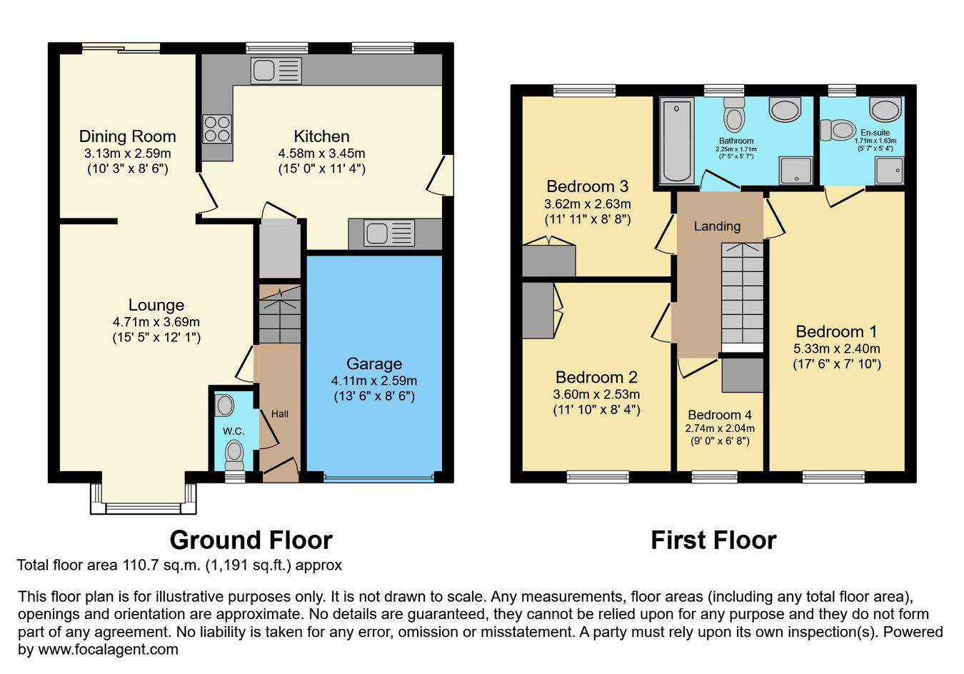 2, Greenford Close, Nuthall floorplan