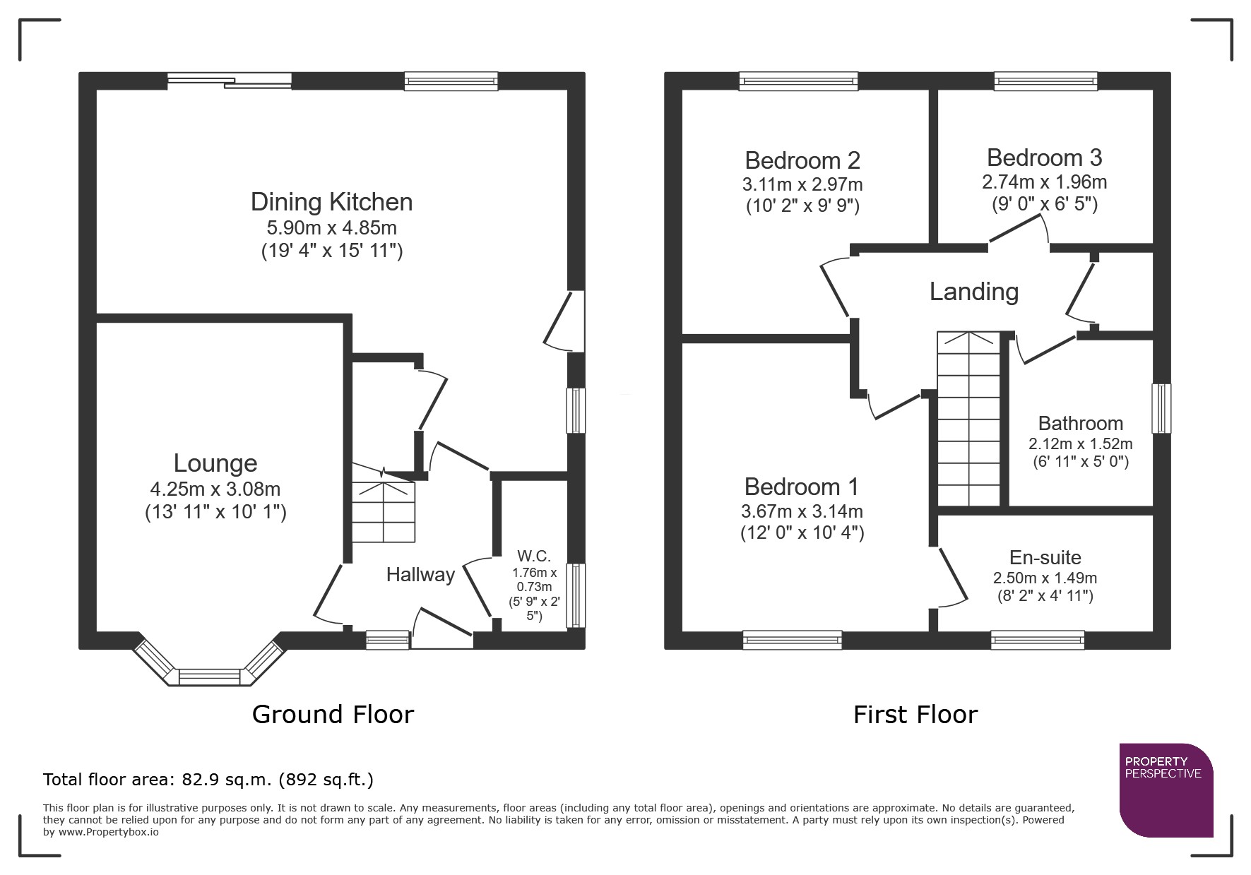 2, Sea View Close, Whitby floorplan