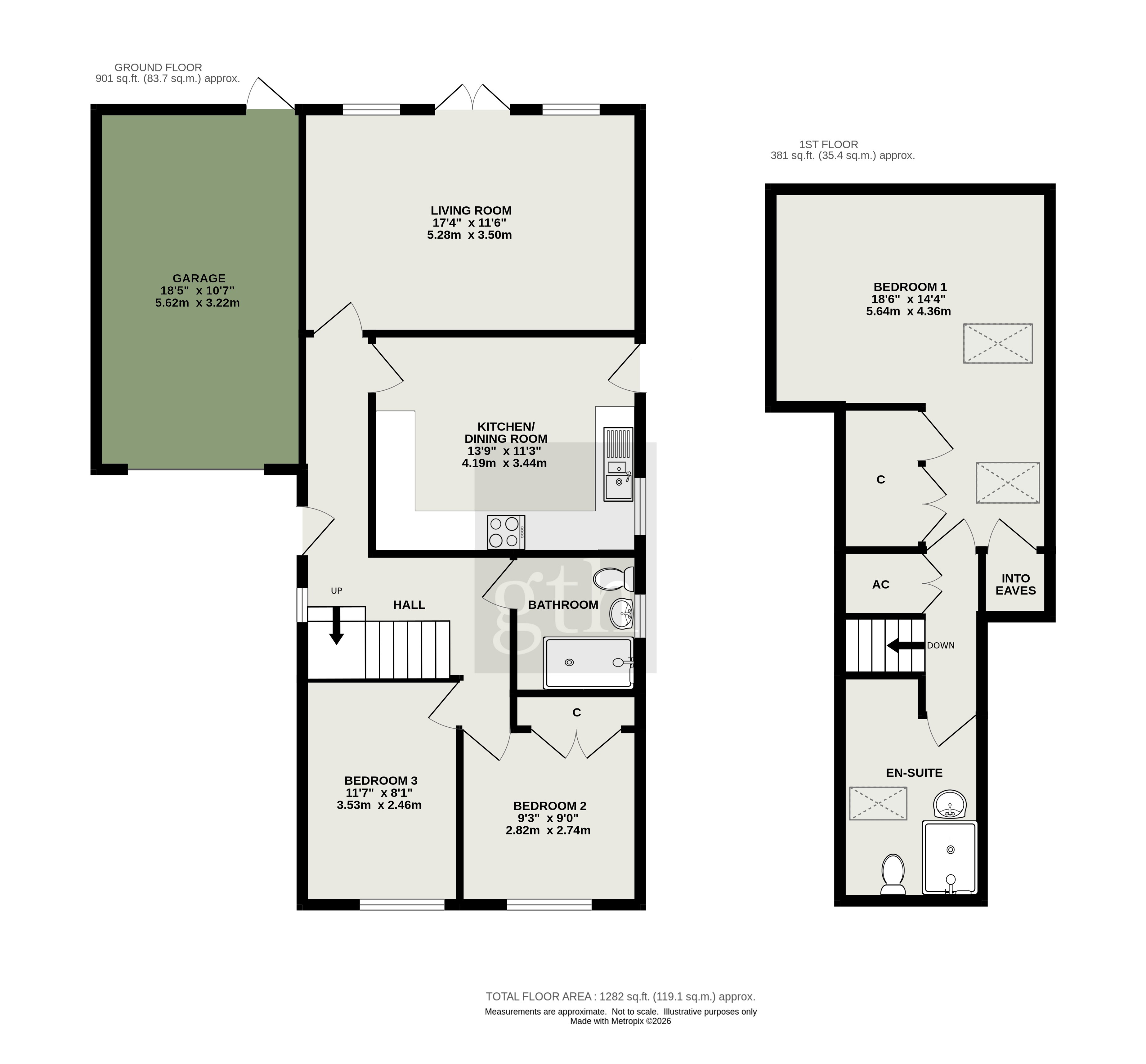 Born Free,, Stanchester Way, Langport floorplan