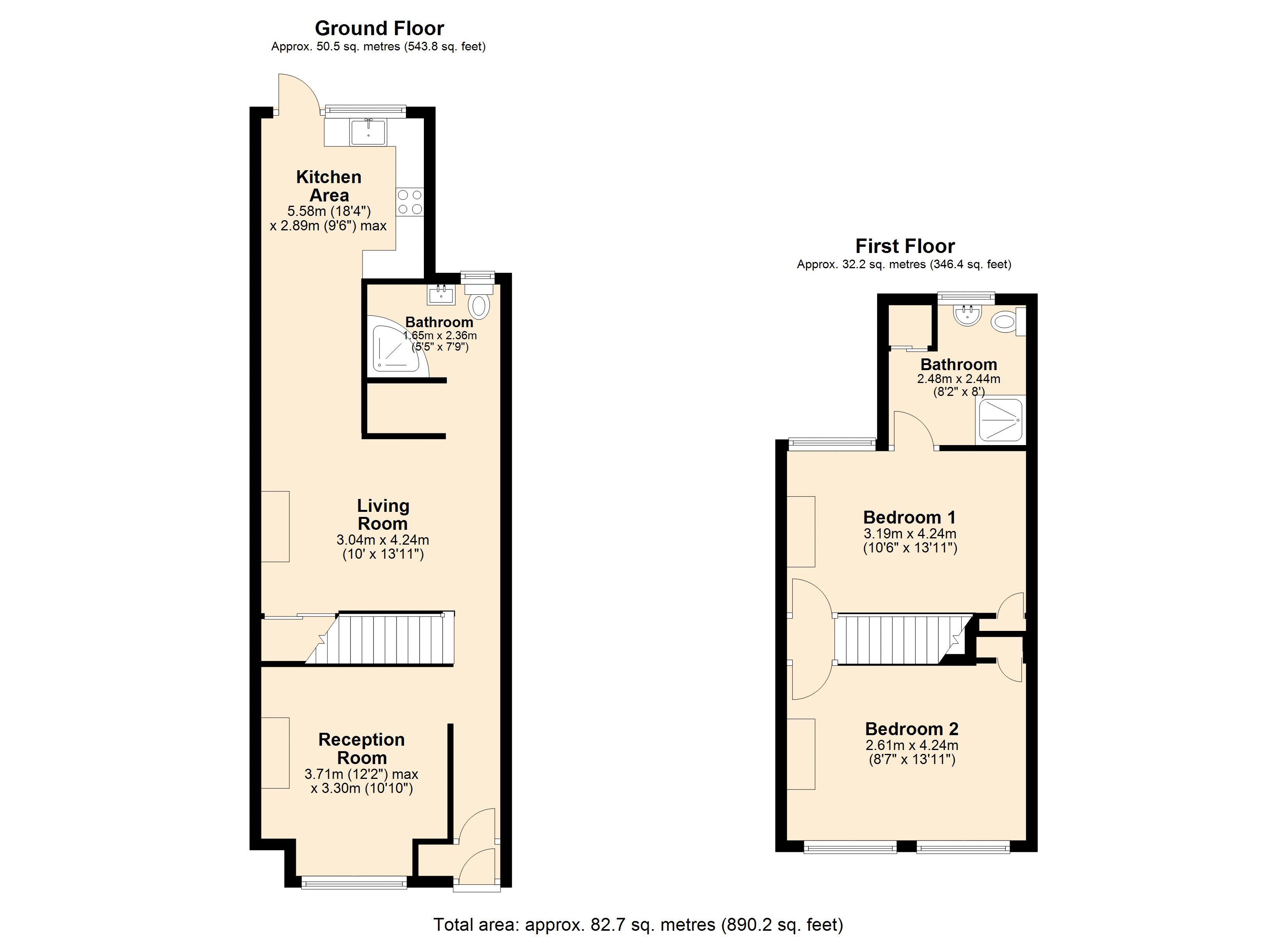 Lawrence Road, London N18, 2 bedroom semidetached house for sale