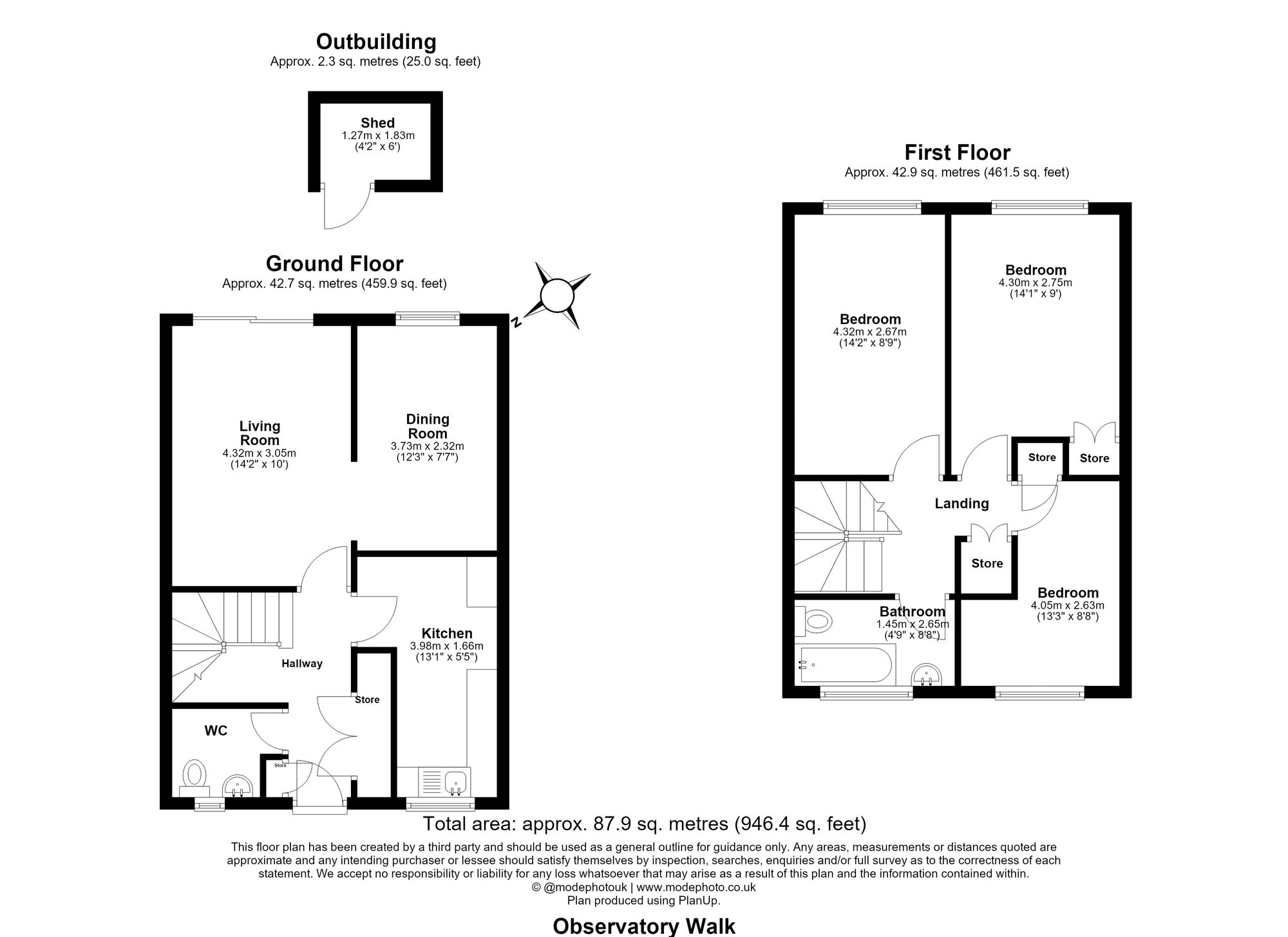 50 Observatory Walk, Redhill floorplan