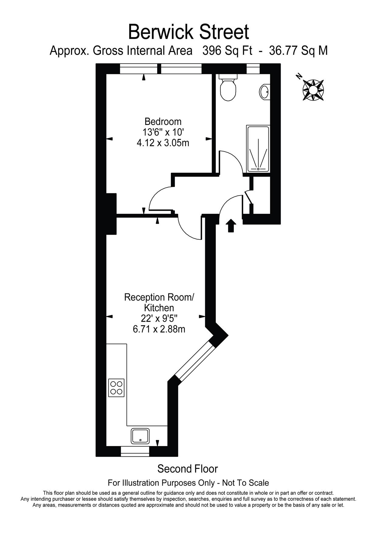 1 Bedrooms Flat to rent in Berwick Street, Soho W1F