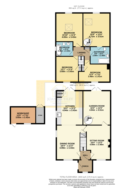 12, Eastcroft, Blagdon floorplan