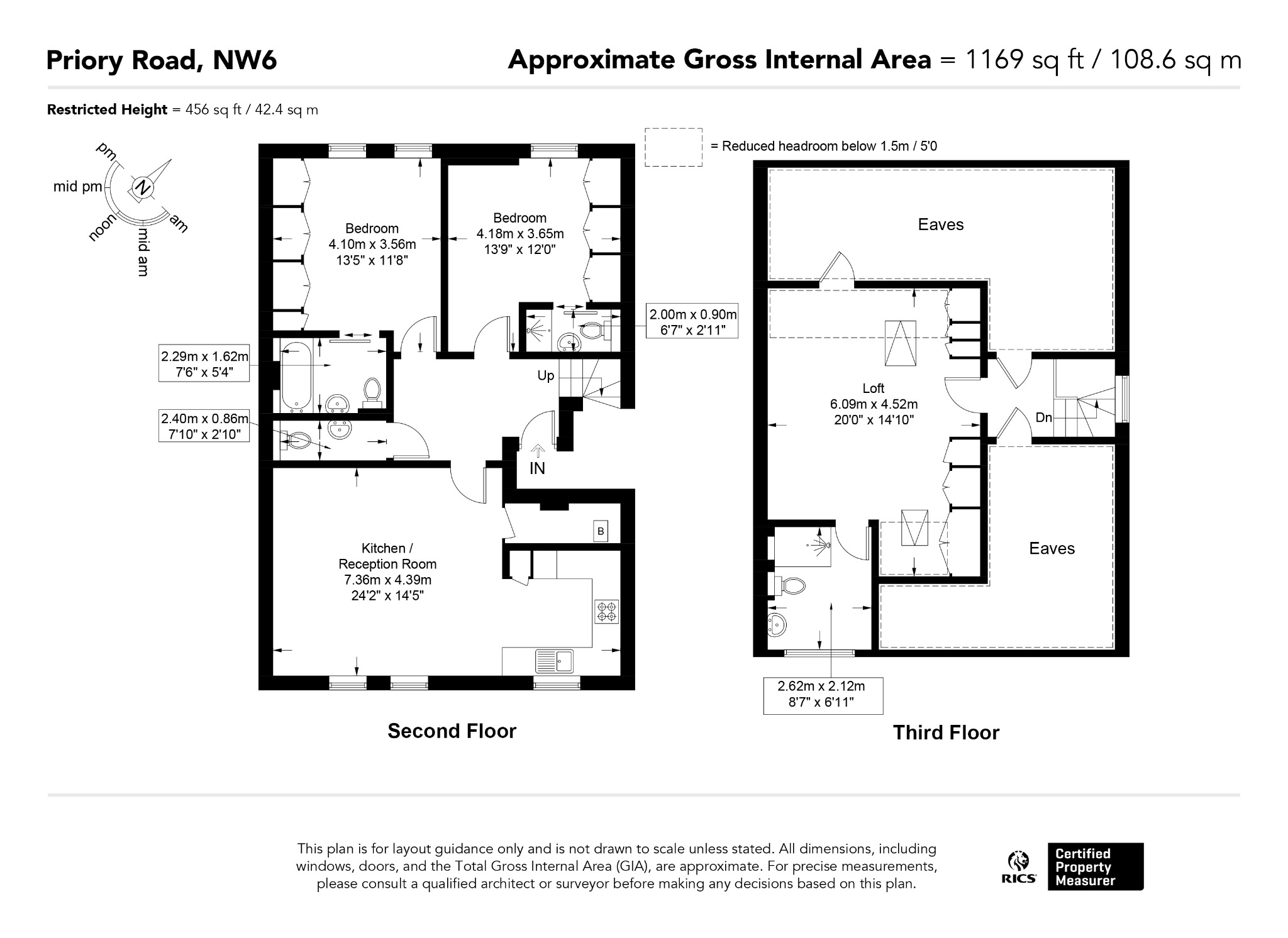 Priory Road, London floorplan