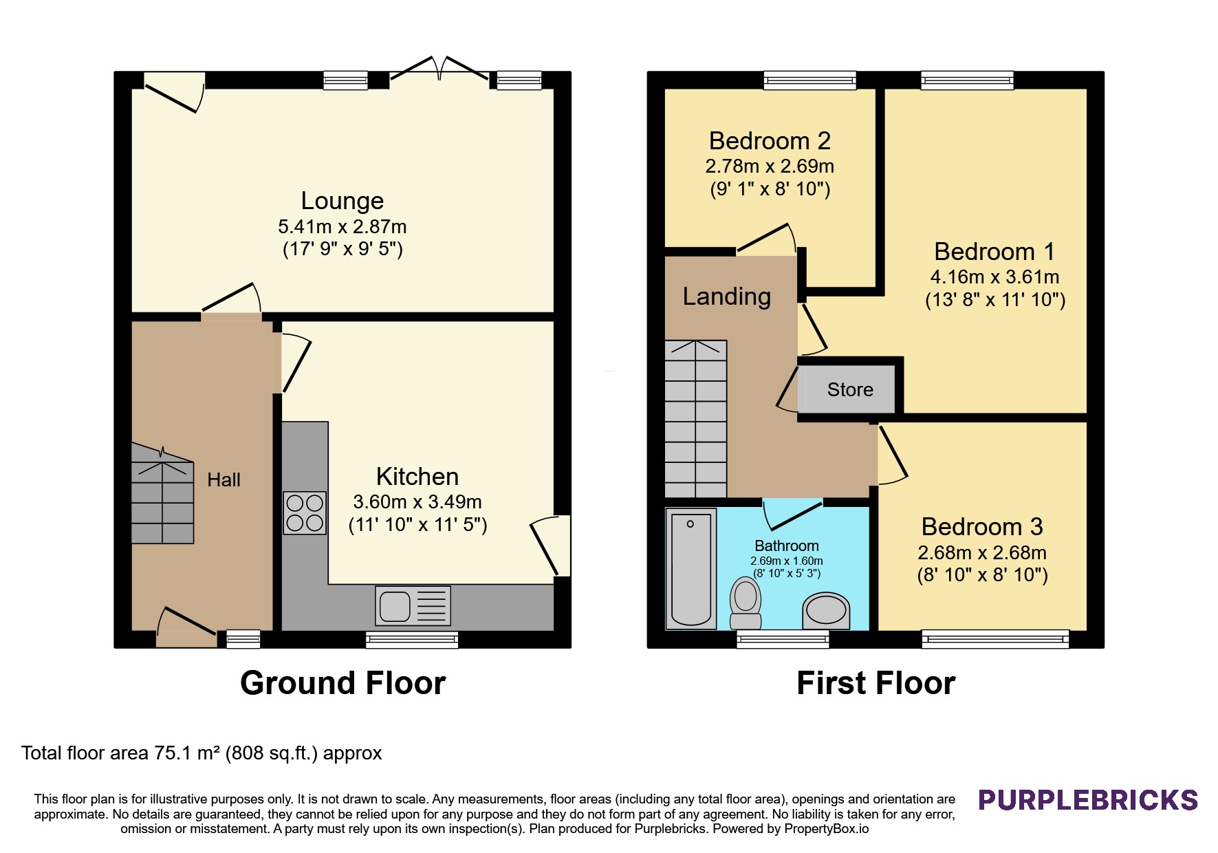 81, Inskip, Skelmersdale floorplan