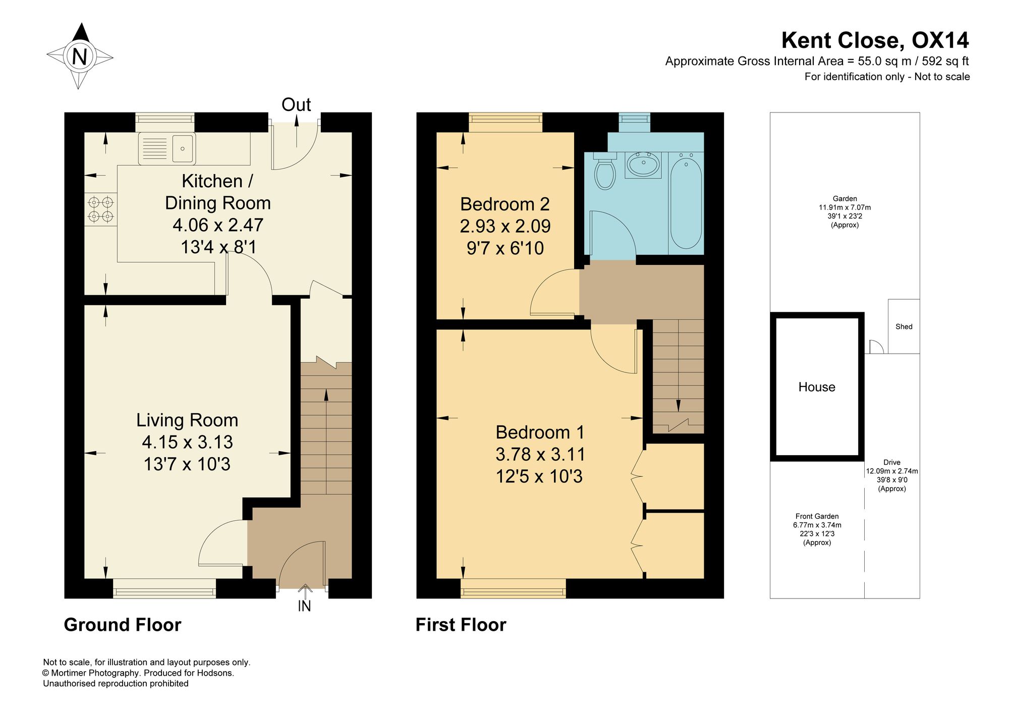 2 Kent Close, Abingdon floorplan