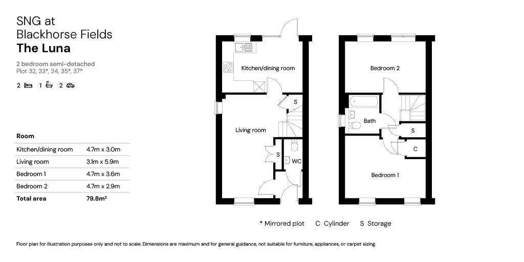 Blackhorse, Devon floorplan