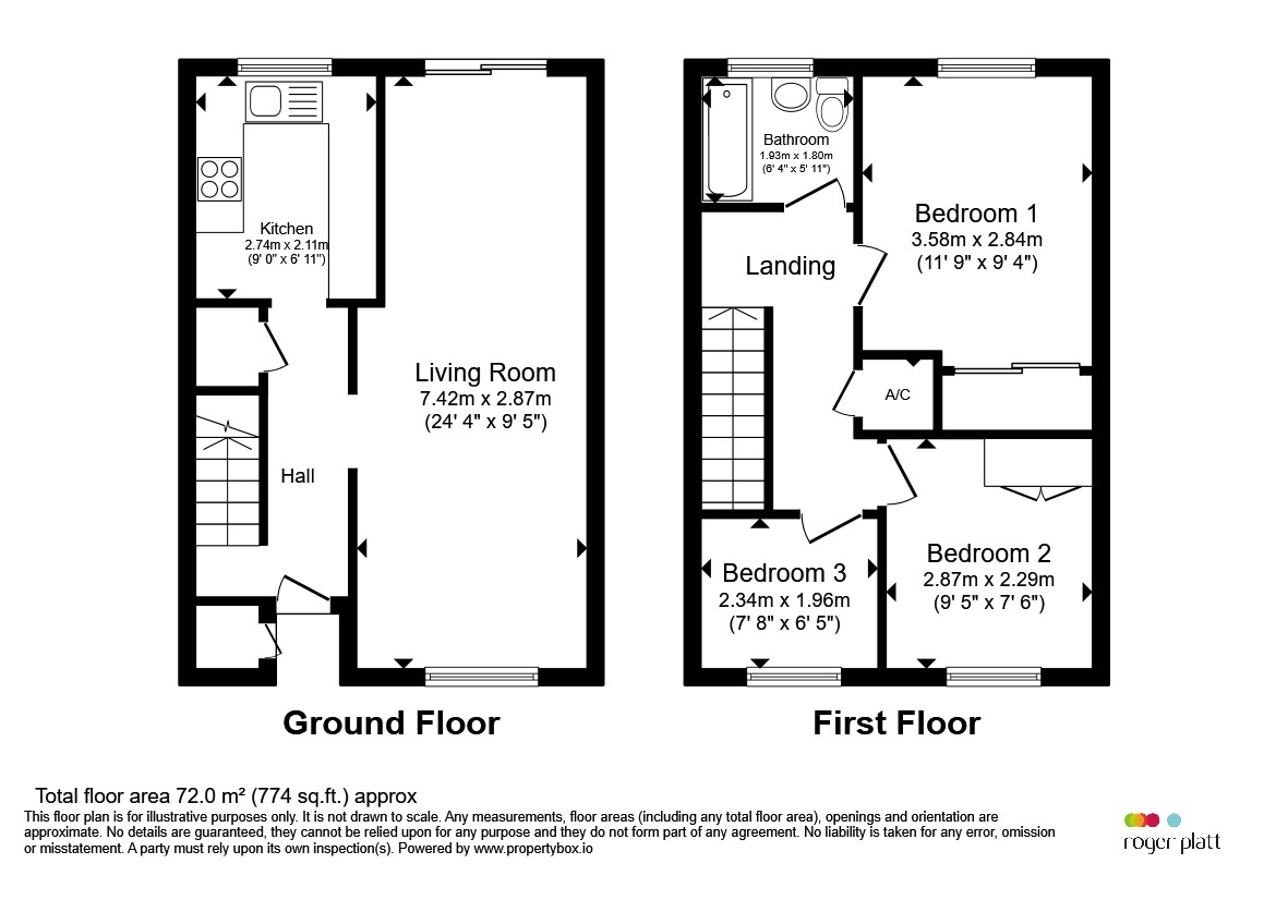 6, Carland Close, Reading floorplan