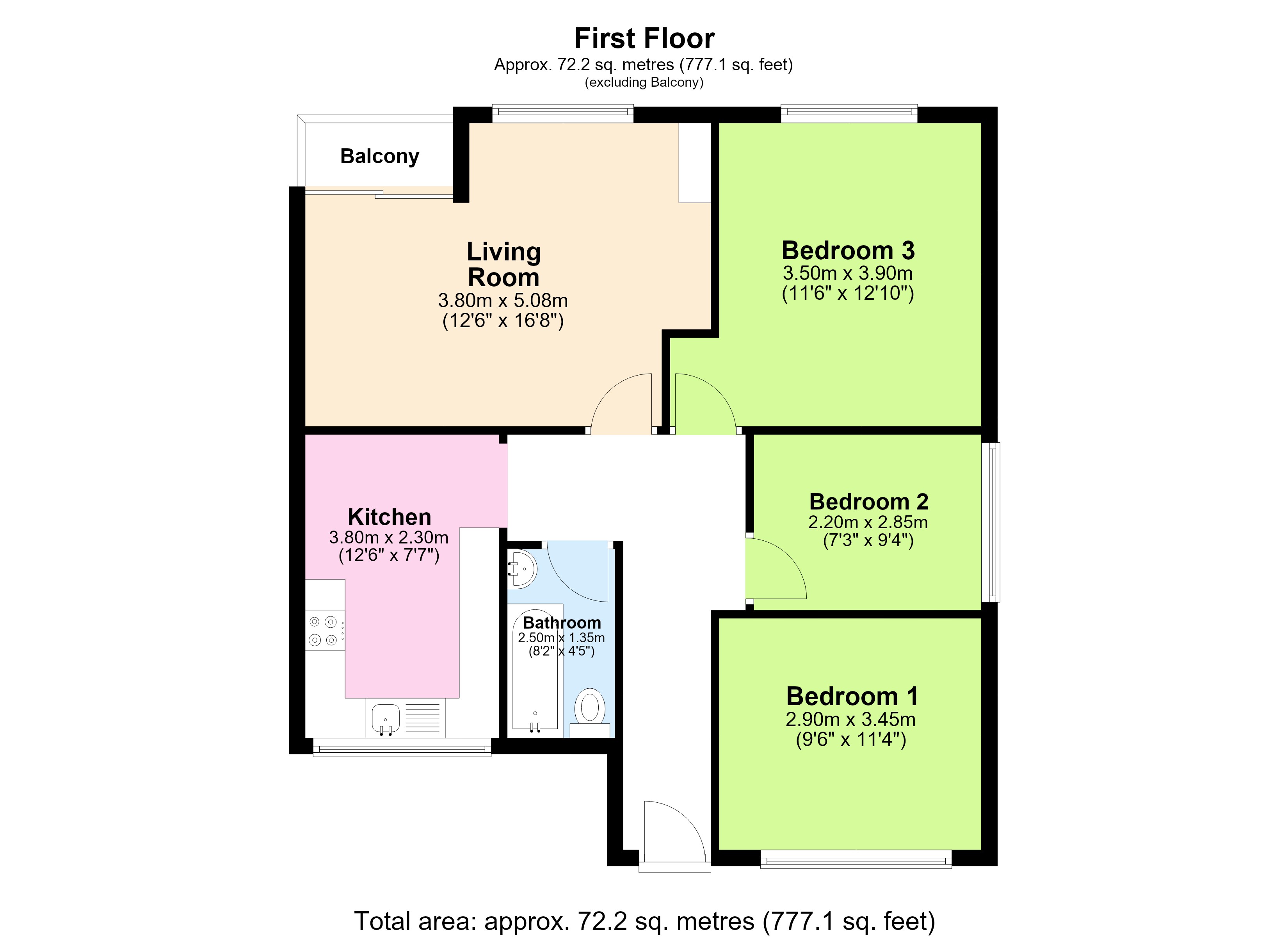 Burwash Road, Hove floorplan