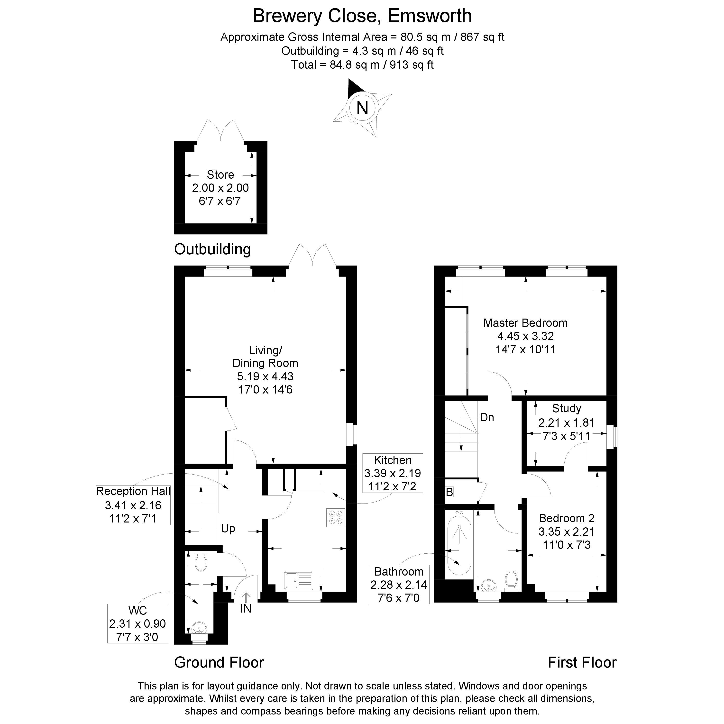 9, Brewery Close, Southbourne floorplan