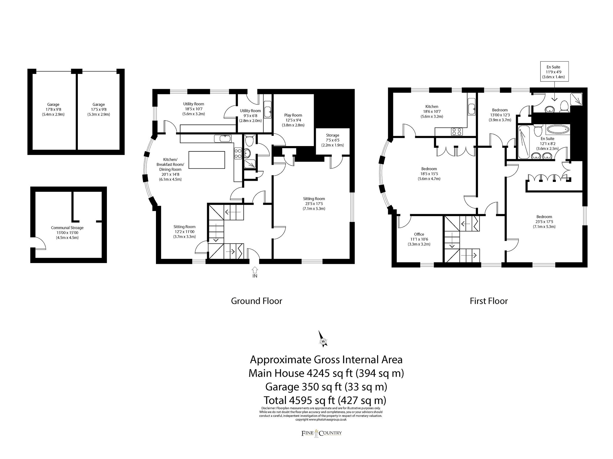 The Manor House, 4-5, Wakes Hall Park, Colchester floorplan