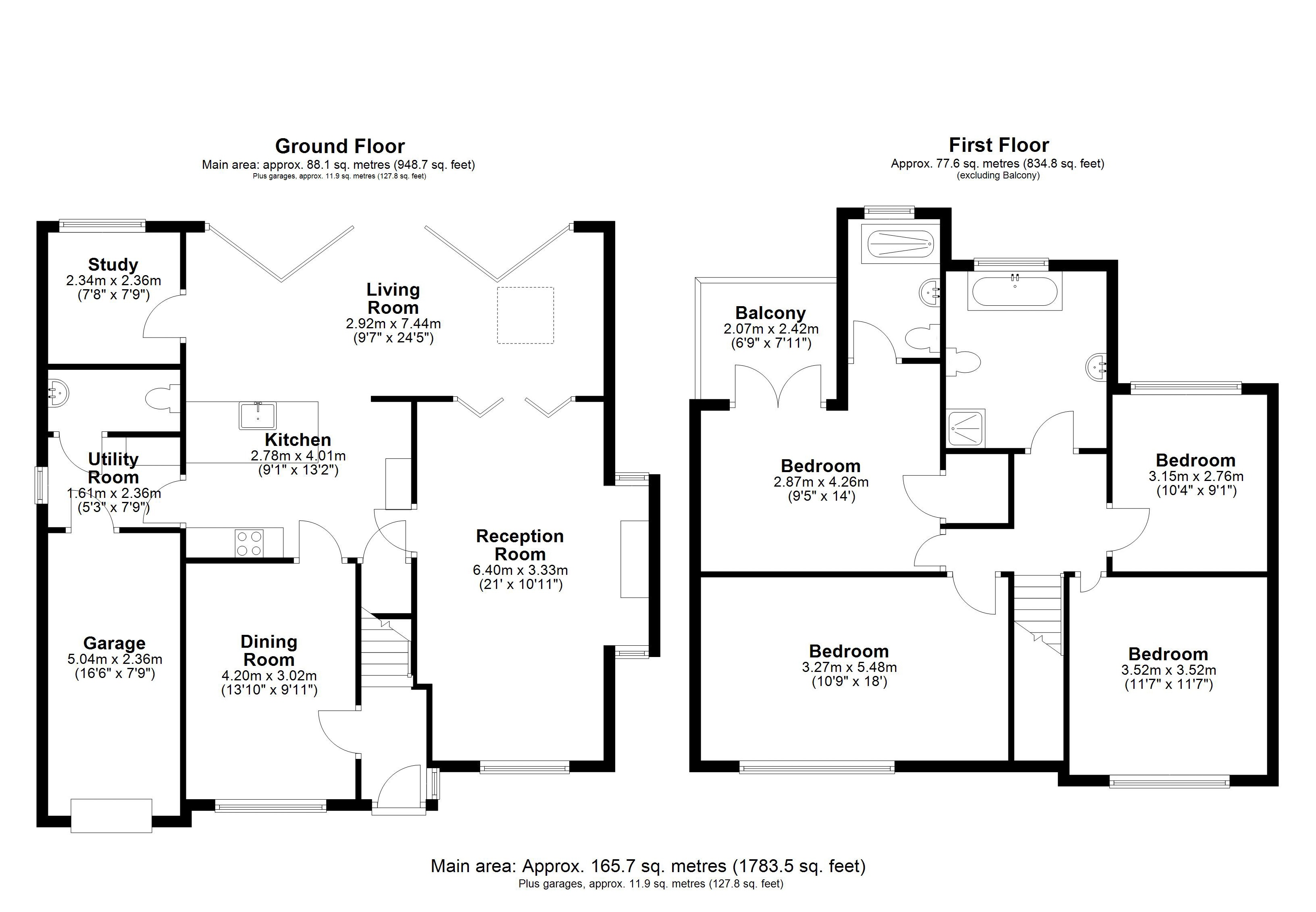 97, Berrylands, Surbiton floorplan