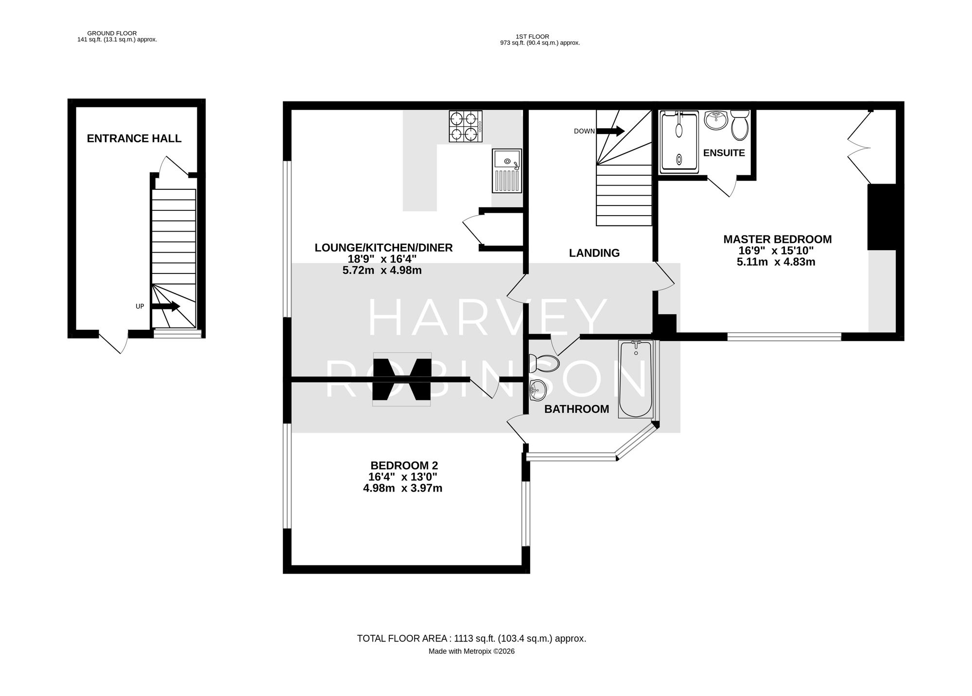 Apt 6, Walden House George Street, Huntingdon floorplan