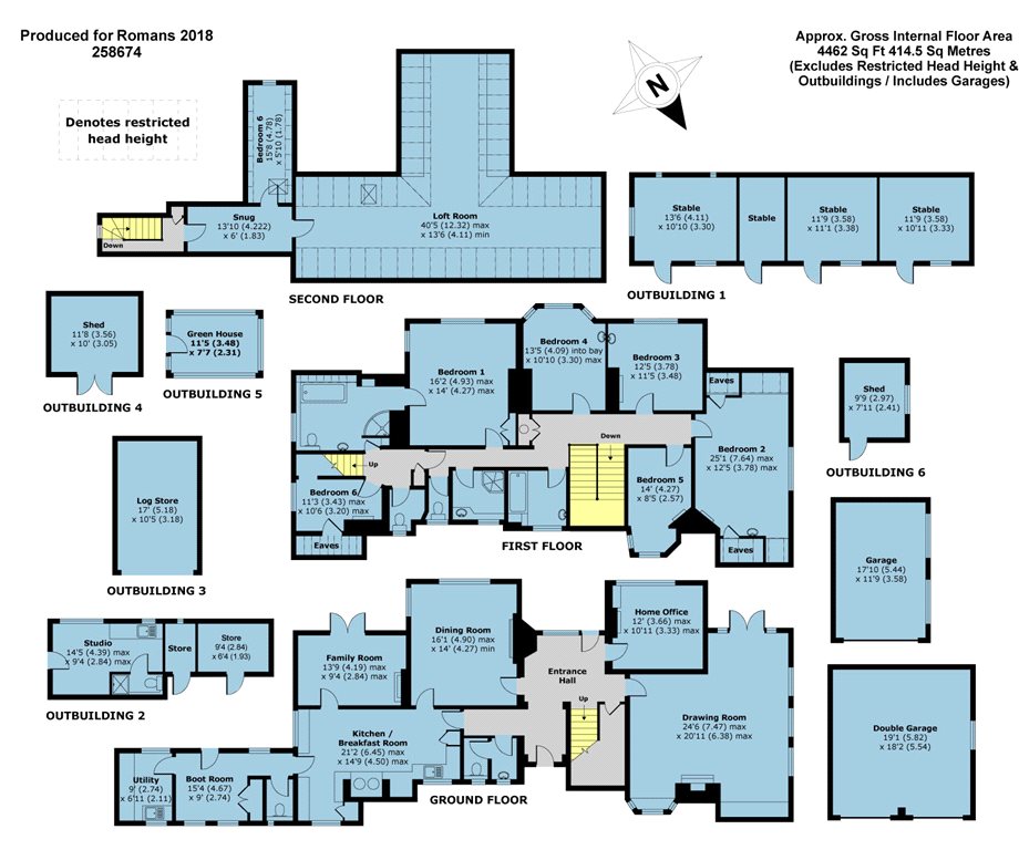 6 Bedrooms Detached house for sale in Stevens Hill, Yateley, Hampshire GU46