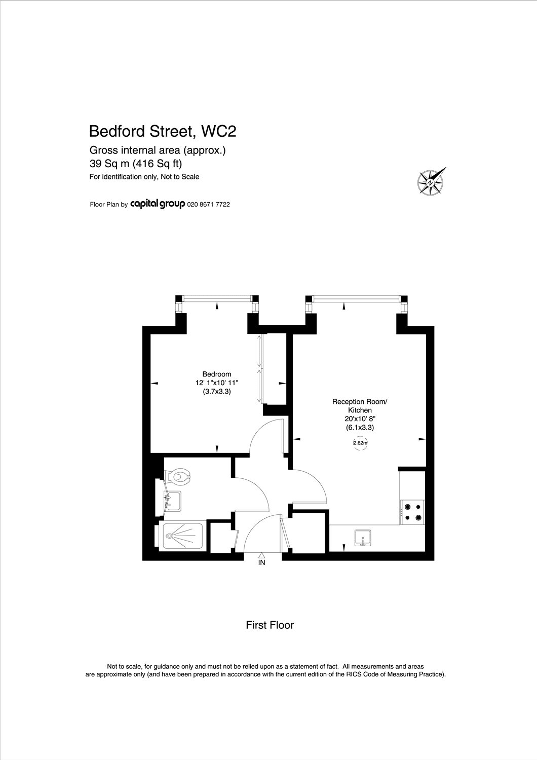 1 Bedrooms Flat for sale in Bedford Street, Covent Garden WC2E