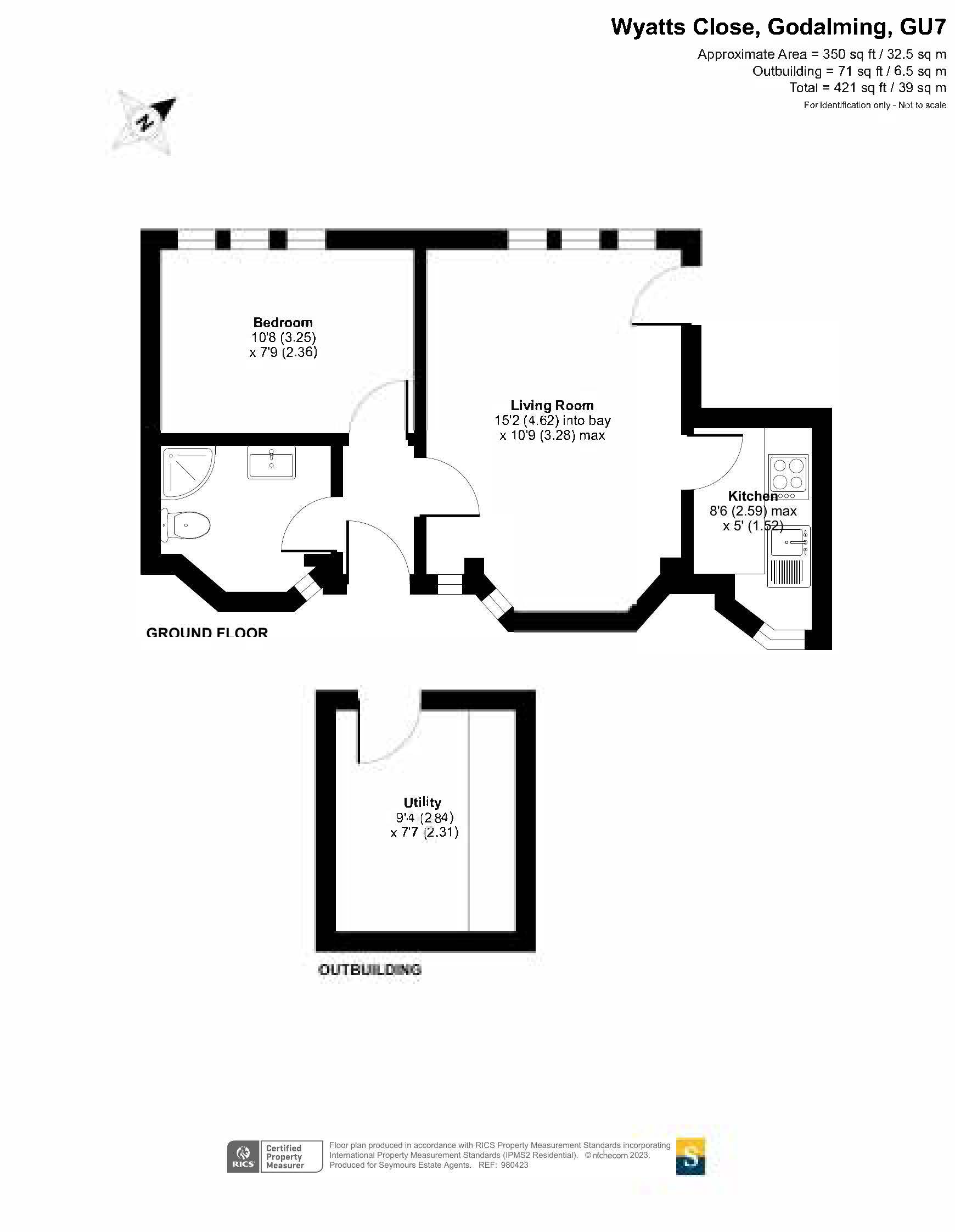 6 Wyatts Almshouses,, Wyatts Close, Surrey floorplan