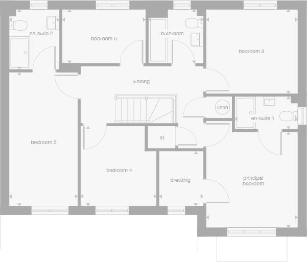 11, Off Glebe Road, Beith floorplan