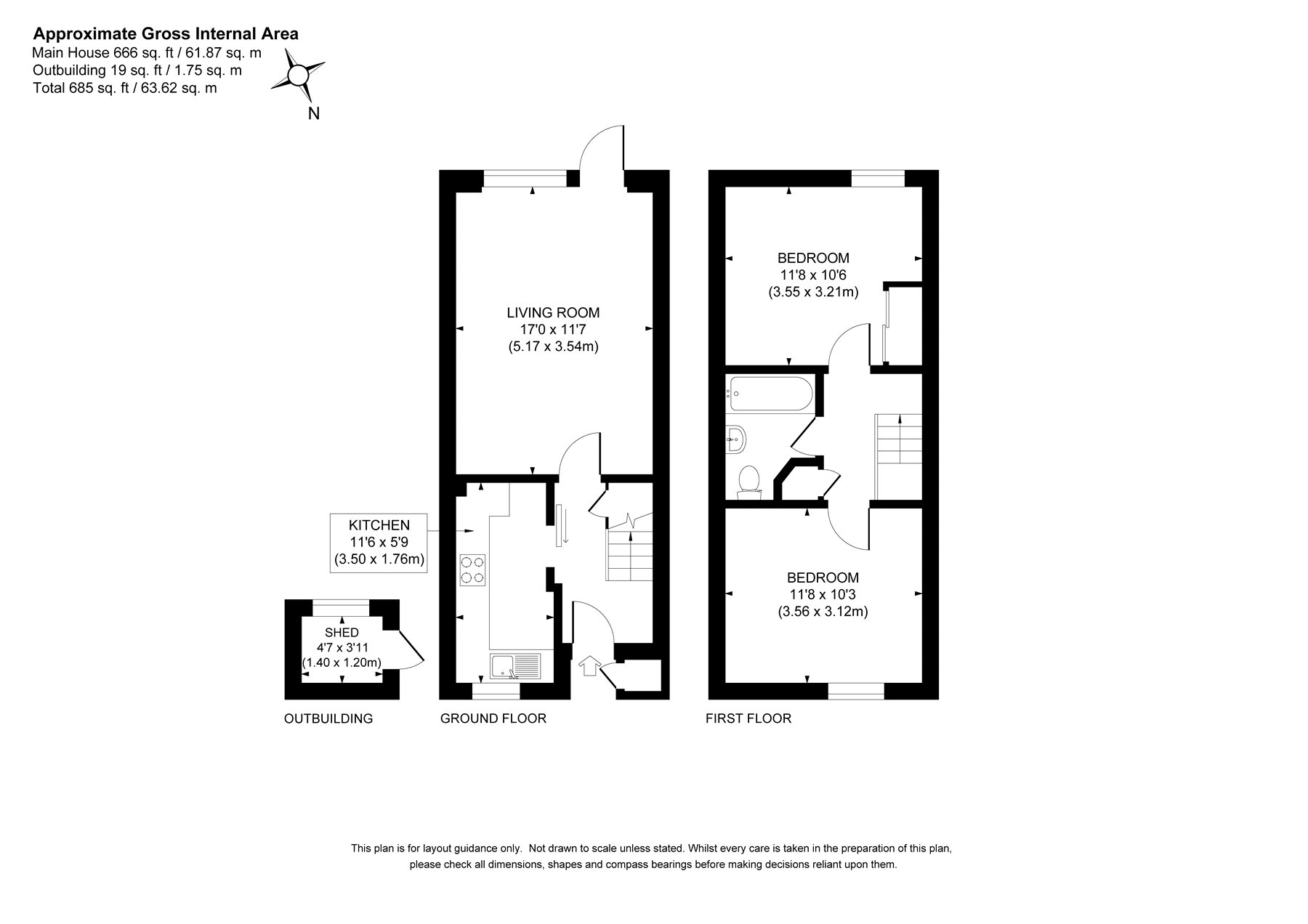 14, Raglan Road, Woking floorplan